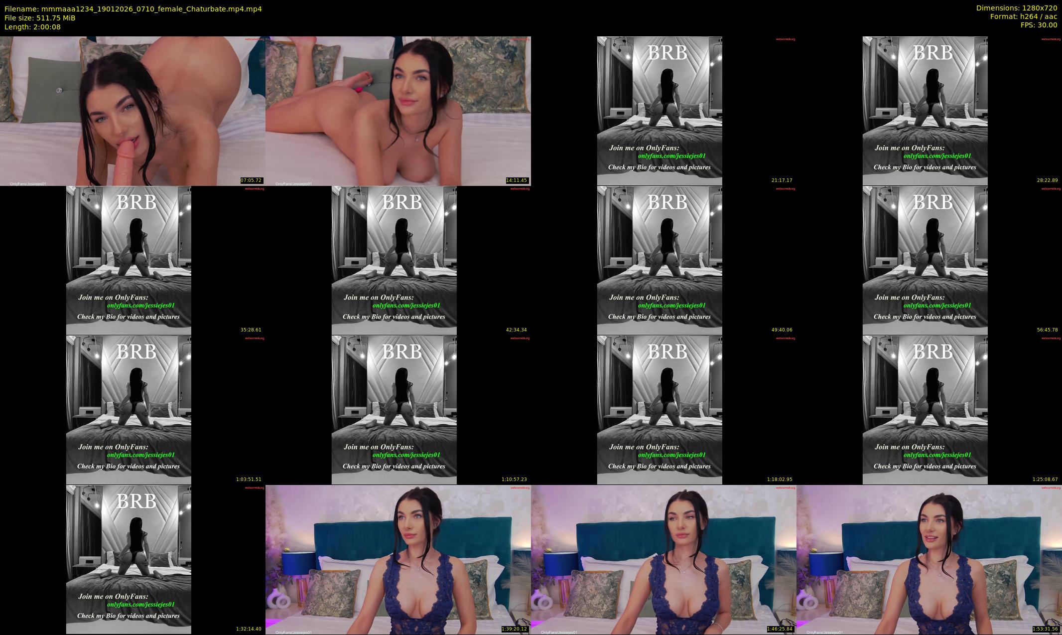 mmmaaa1234 — 121 minute Chaturbate female cam show recording, 720p, Jan 19, 2026