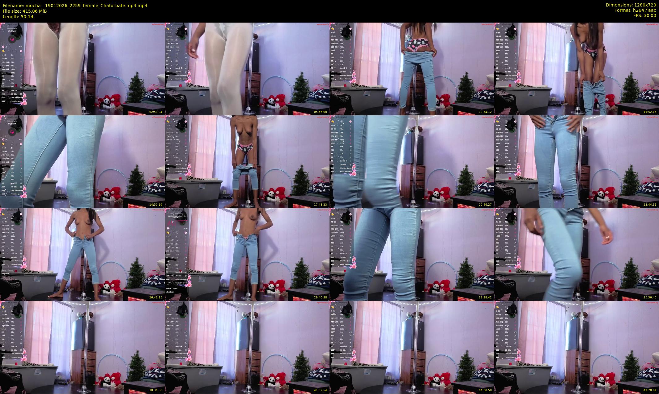 mocha_ — 51 minute Chaturbate female cam show recording, 720p, Jan 19, 2026