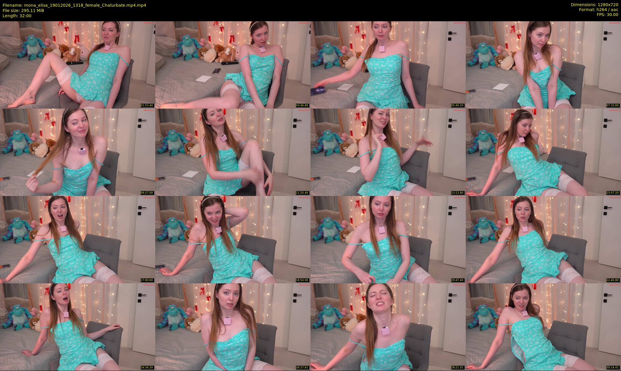 mona_elisa — 32 minute Chaturbate female cam show recording, 720p, Jan 19, 2026
