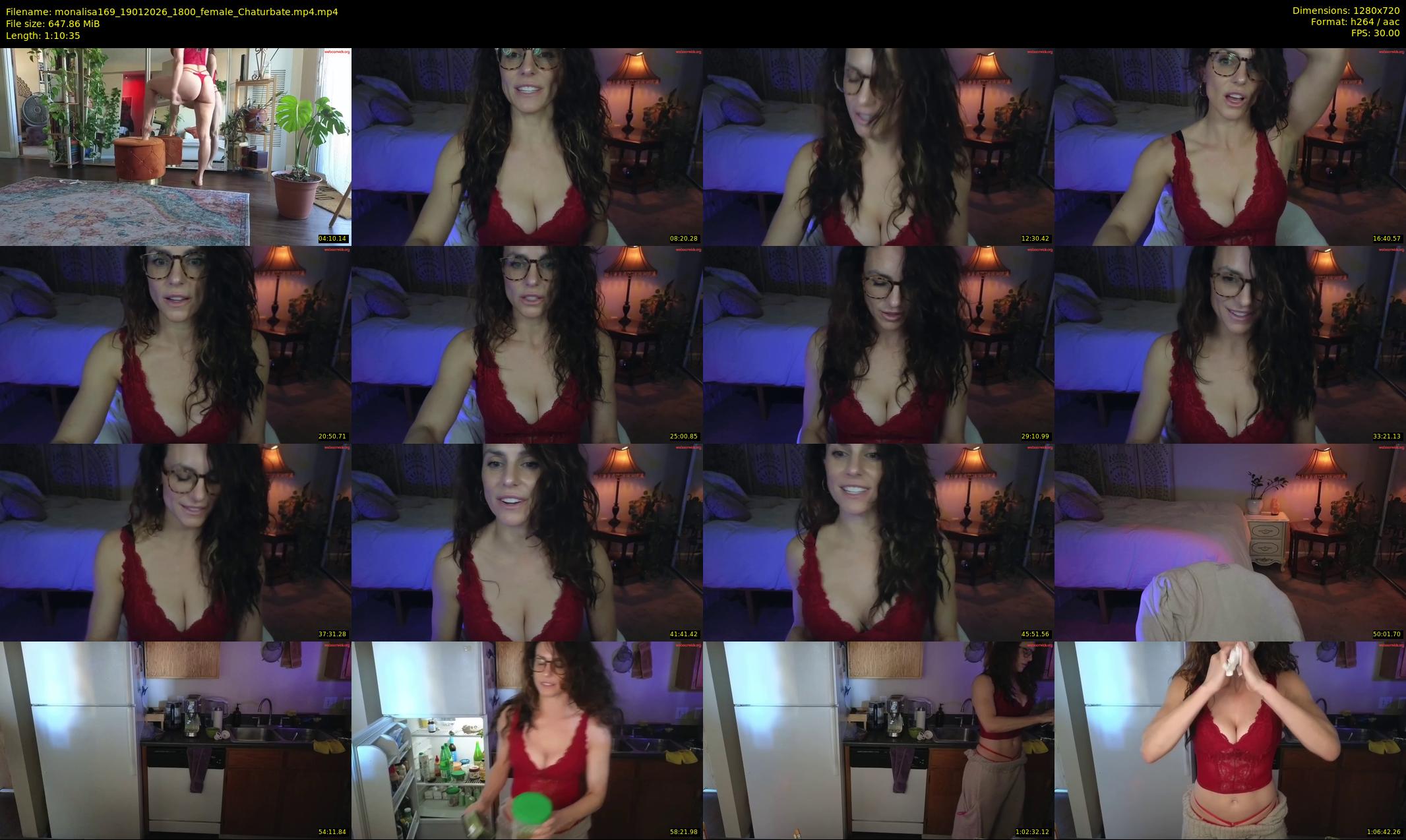 monalisa169 — 71 minute Chaturbate female cam show recording, 720p, Jan 19, 2026