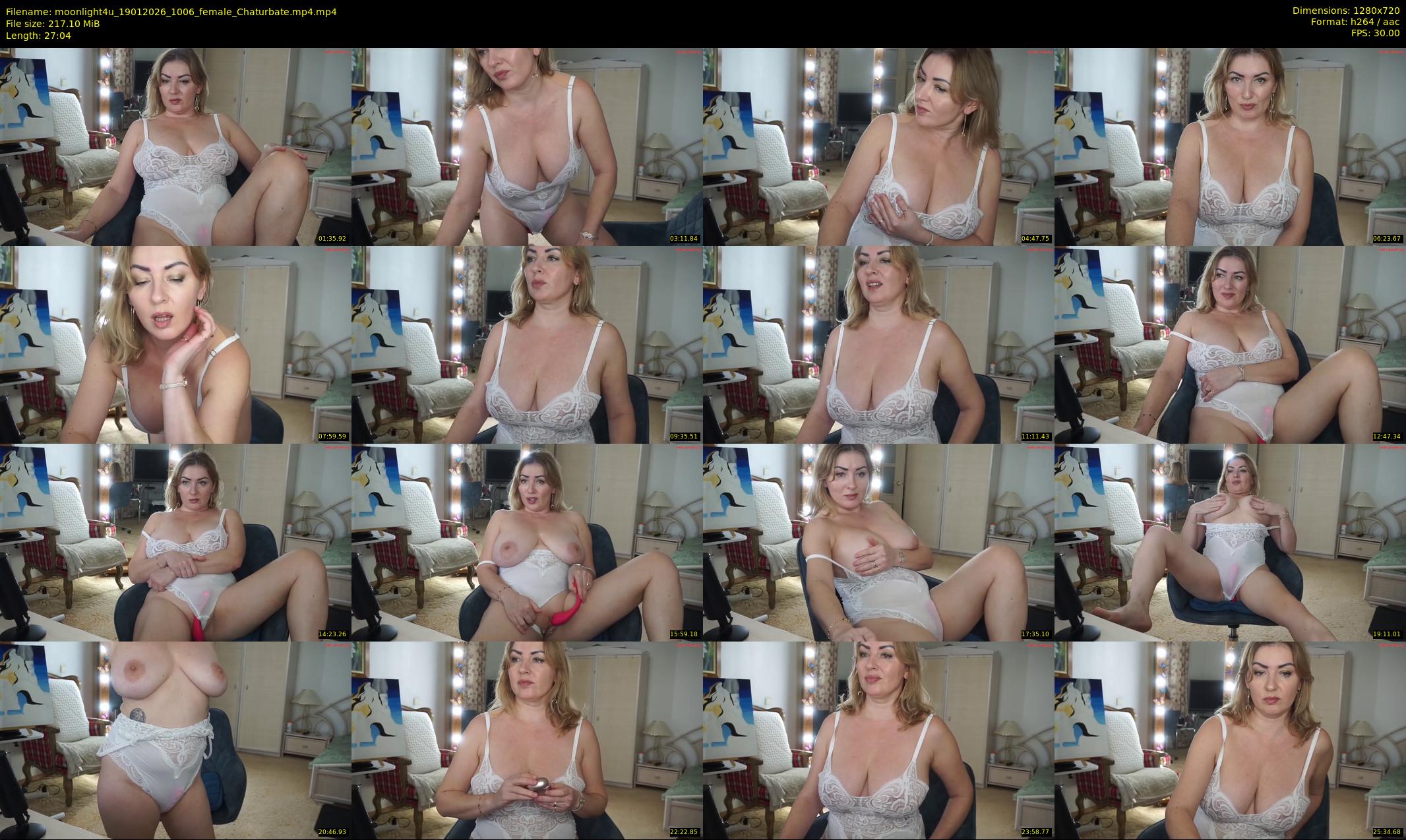 moonlight4u — 28 minute Chaturbate female cam show recording, 720p, Jan 19, 2026