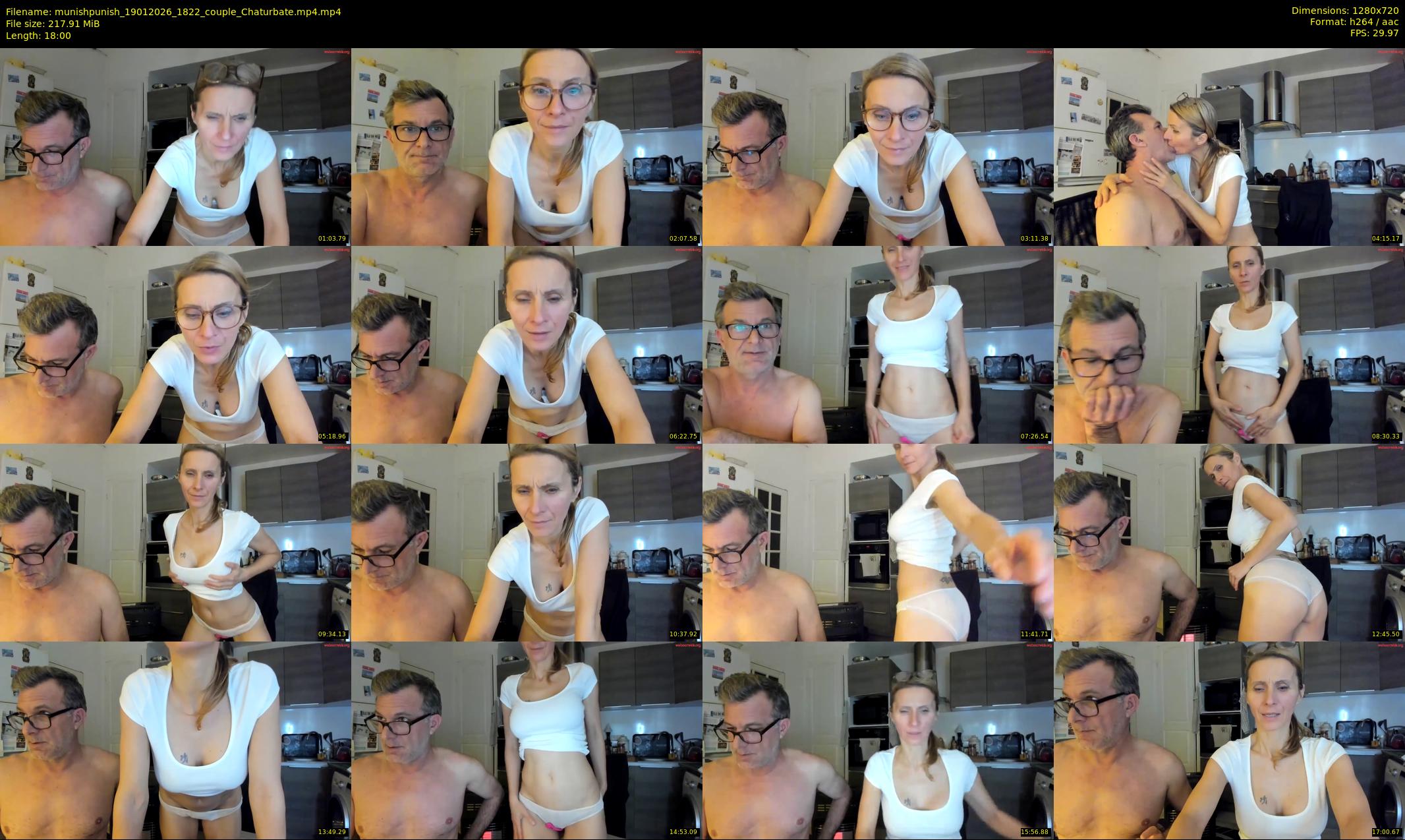 munishpunish — 18 minute Chaturbate couple cam show recording, 720p, Jan 19, 2026
