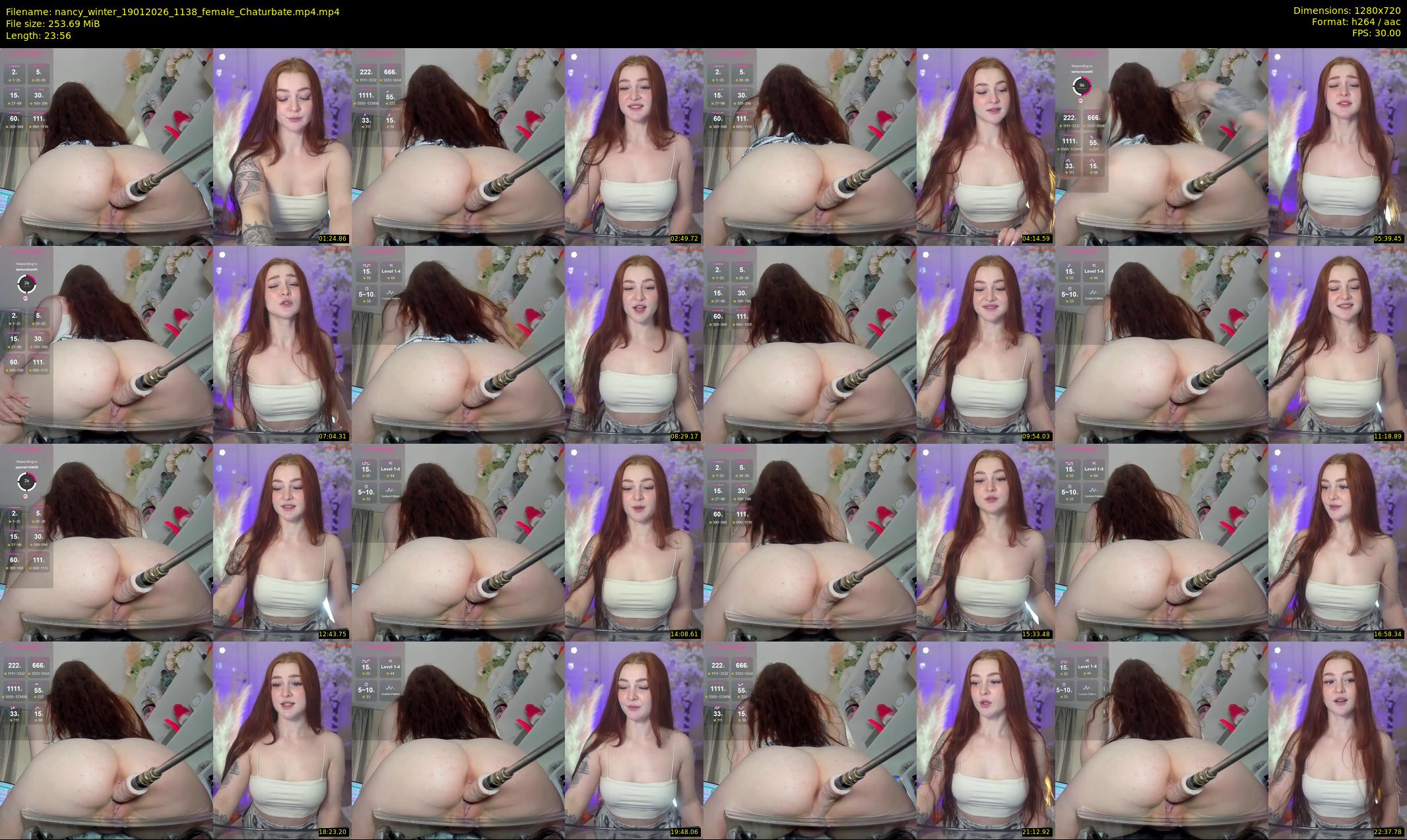 nancy_winter — 24 minute Chaturbate female cam show recording, 720p, Jan 19, 2026