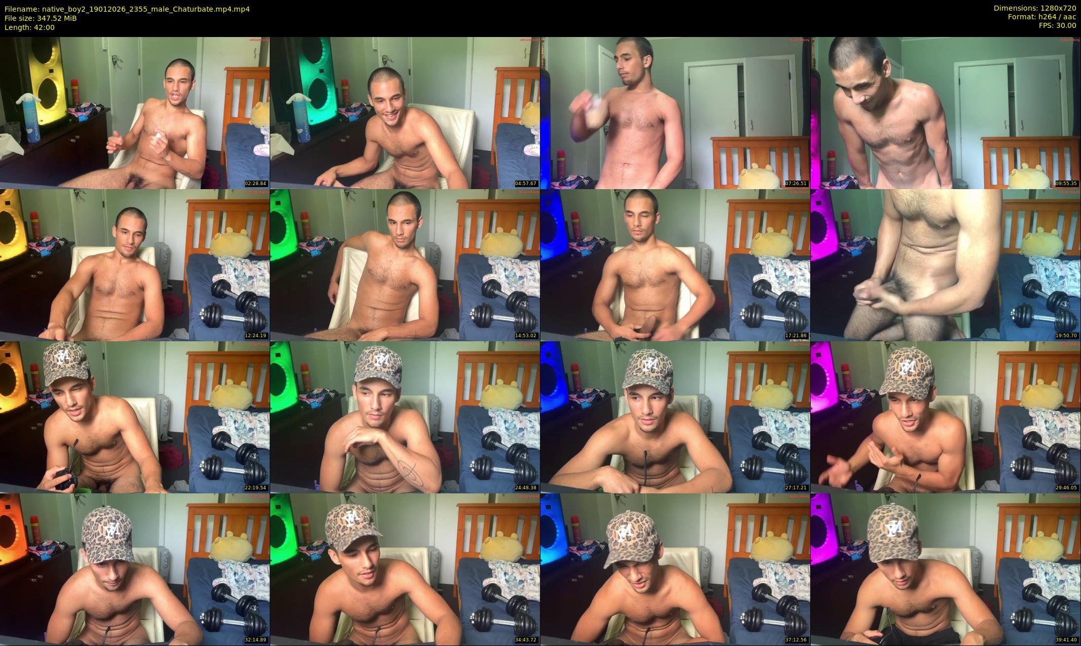 native_boy2 — 42 minute Chaturbate male cam show recording, 720p, Jan 19, 2026