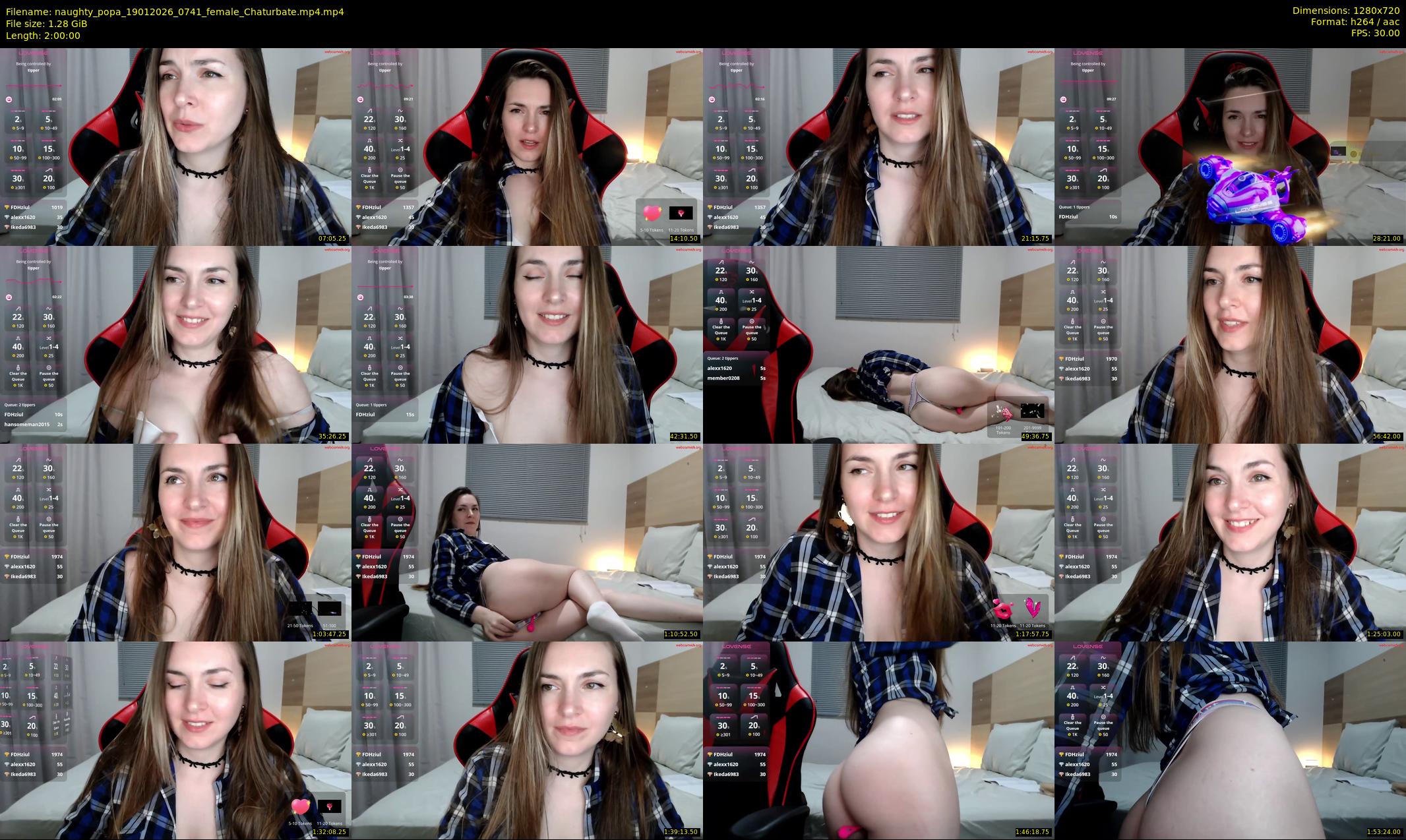 naughty_popa — 120 minute Chaturbate female cam show recording, 720p, Jan 19, 2026