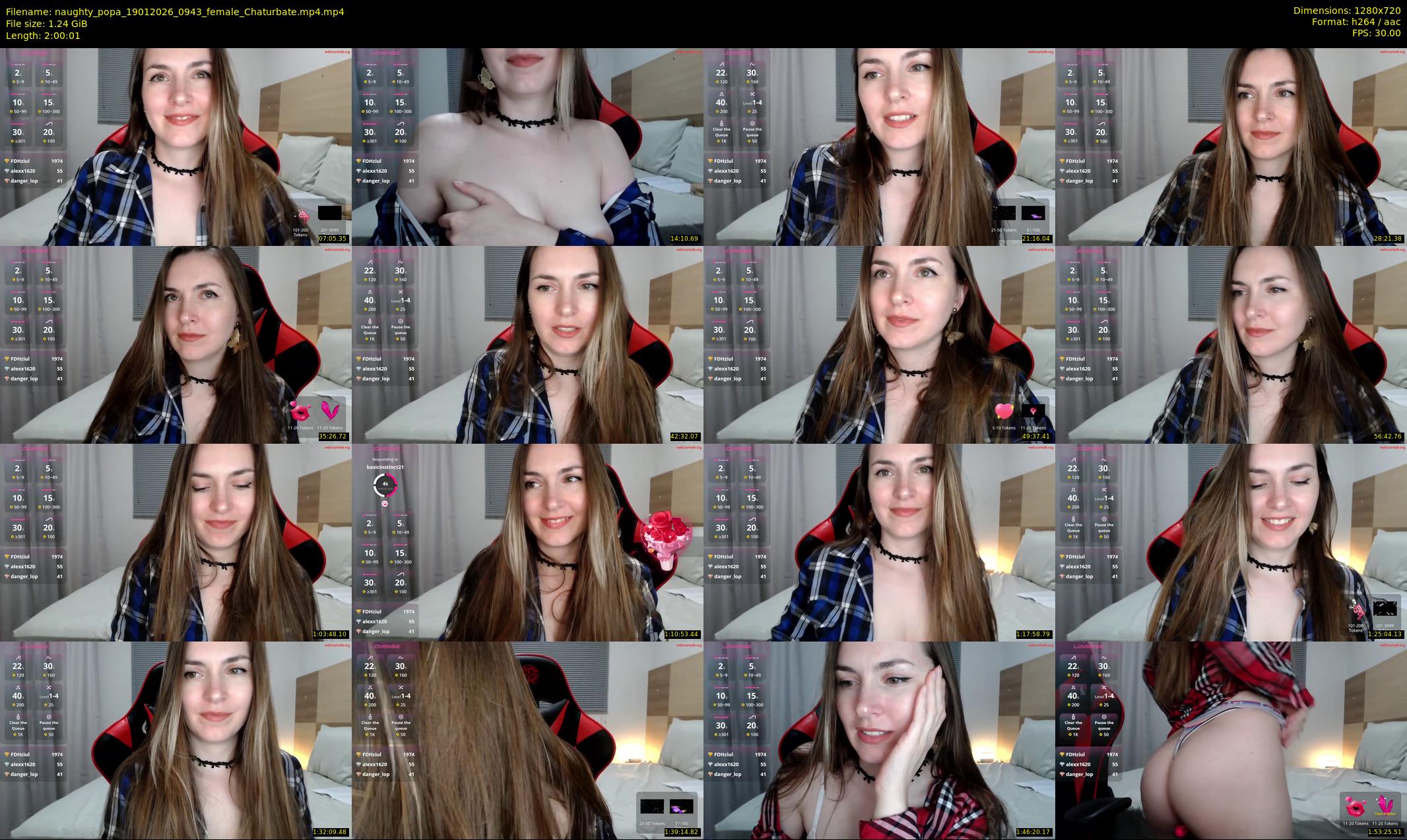 naughty_popa — 121 minute Chaturbate female cam show recording, 720p, Jan 19, 2026