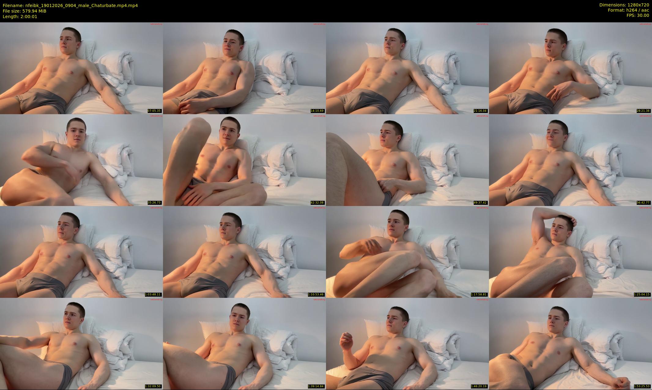 nfeibk — 121 minute Chaturbate male cam show recording, 720p, Jan 19, 2026