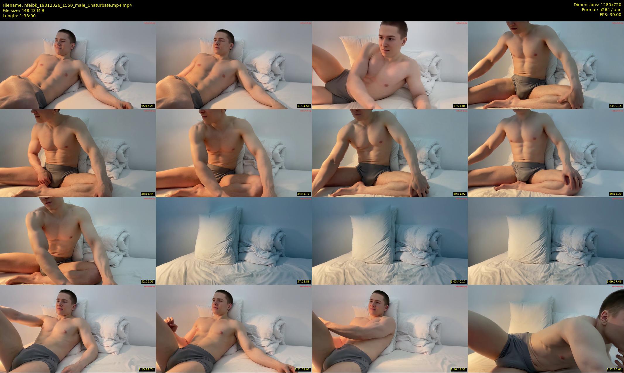 nfeibk — 98 minute Chaturbate male cam show recording, 720p, Jan 19, 2026
