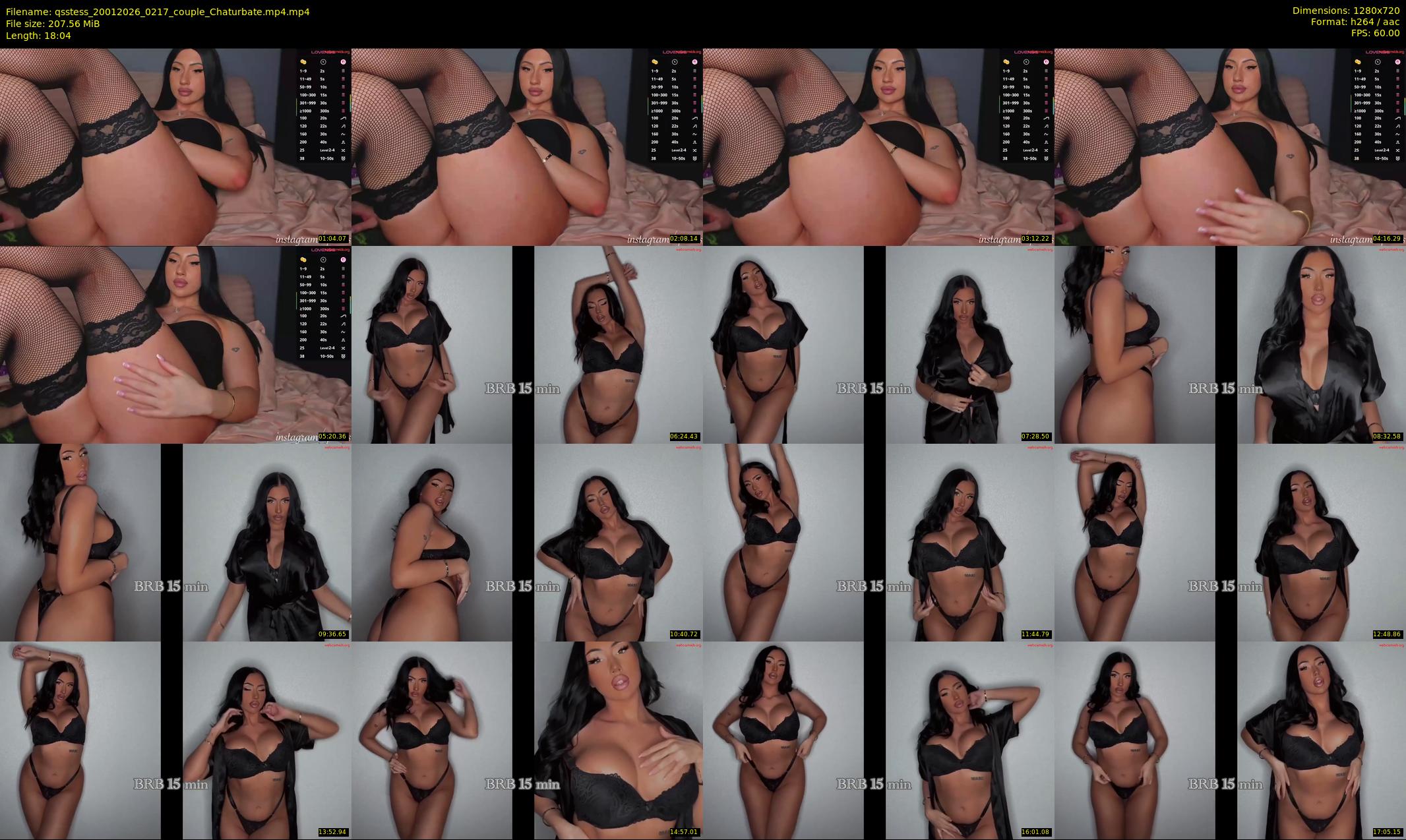 qsstess — 19 minute Chaturbate female cam show recording, 720p, Jan 20, 2026