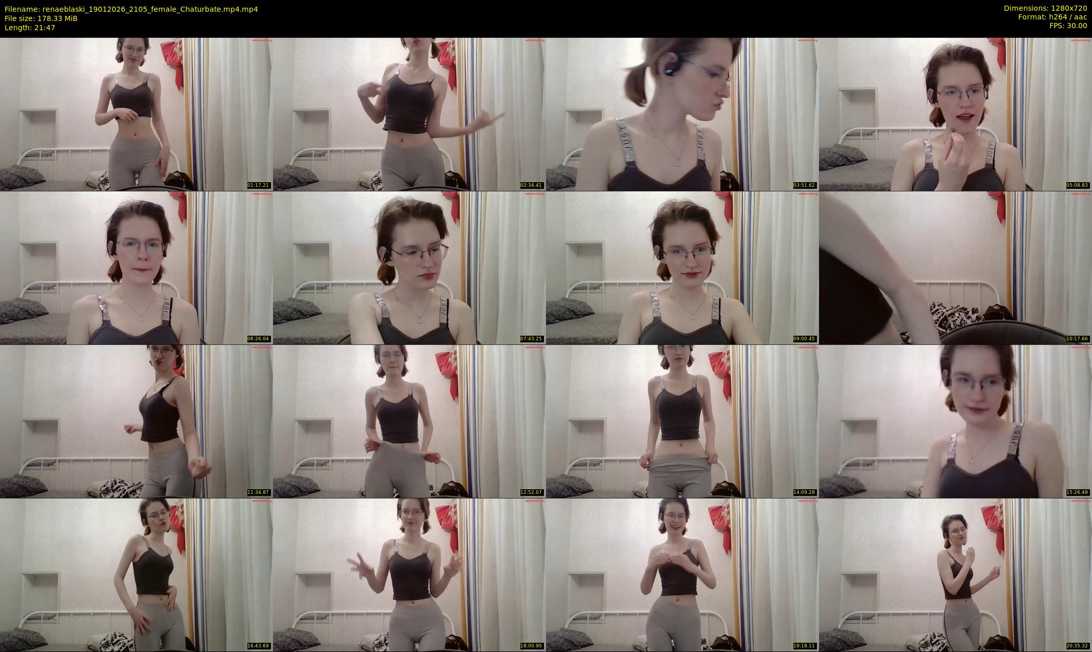 renaeblaski — 22 minute Chaturbate female cam show recording, 720p, Jan 19, 2026