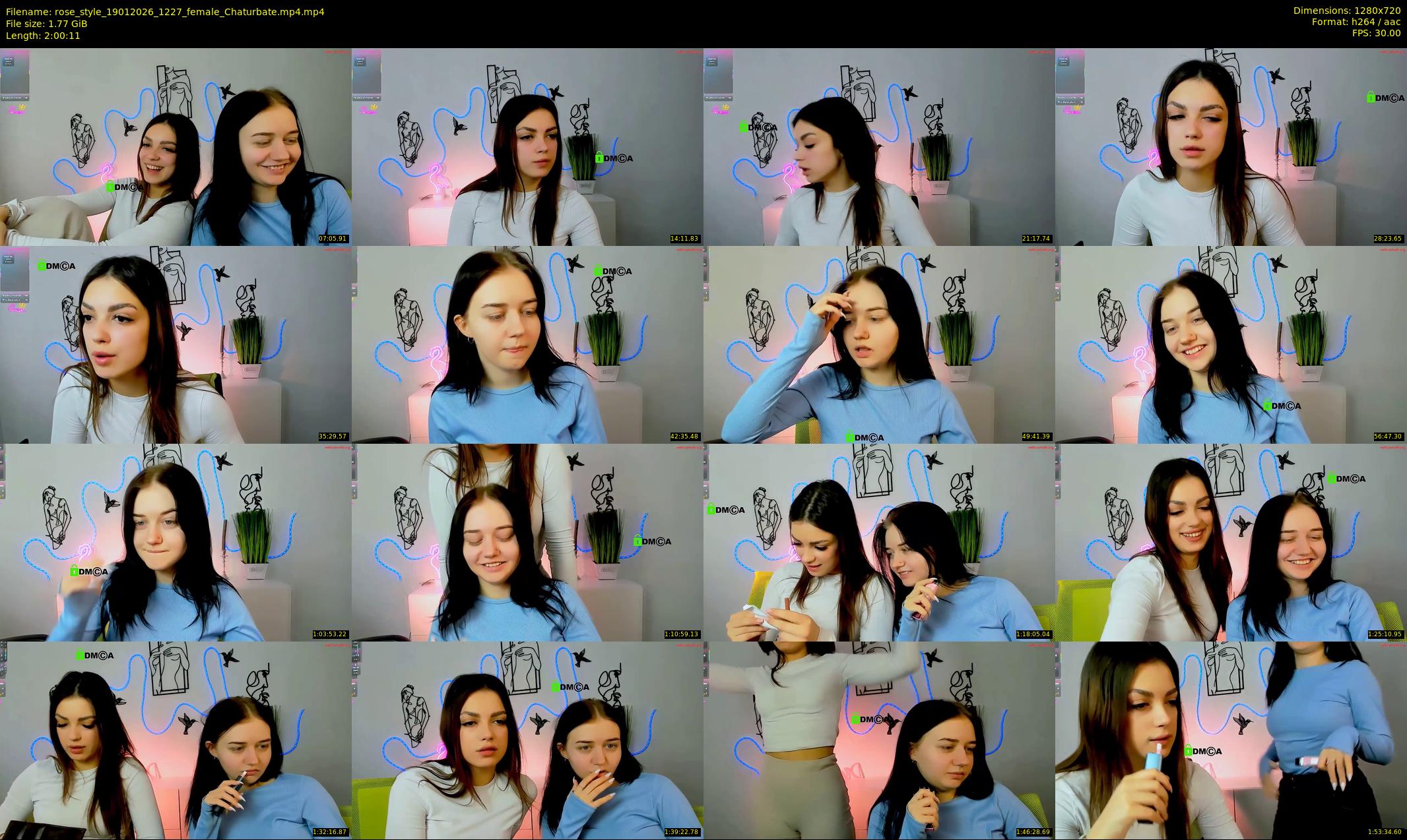 rose_style — 121 minute Chaturbate couple cam show recording, 720p, Jan 19, 2026