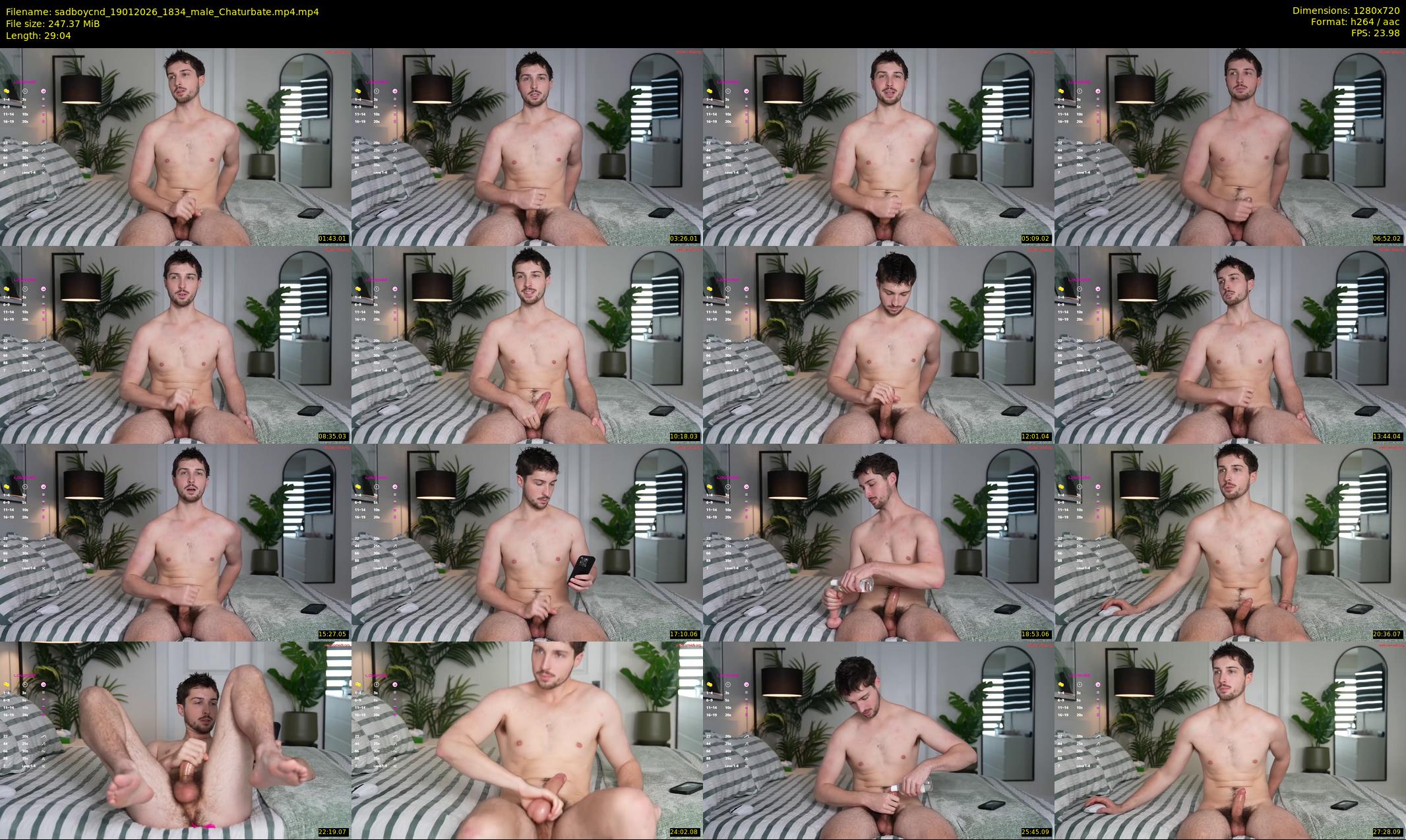 sadboycnd — 30 minute Chaturbate male cam show recording, 720p, Jan 19, 2026