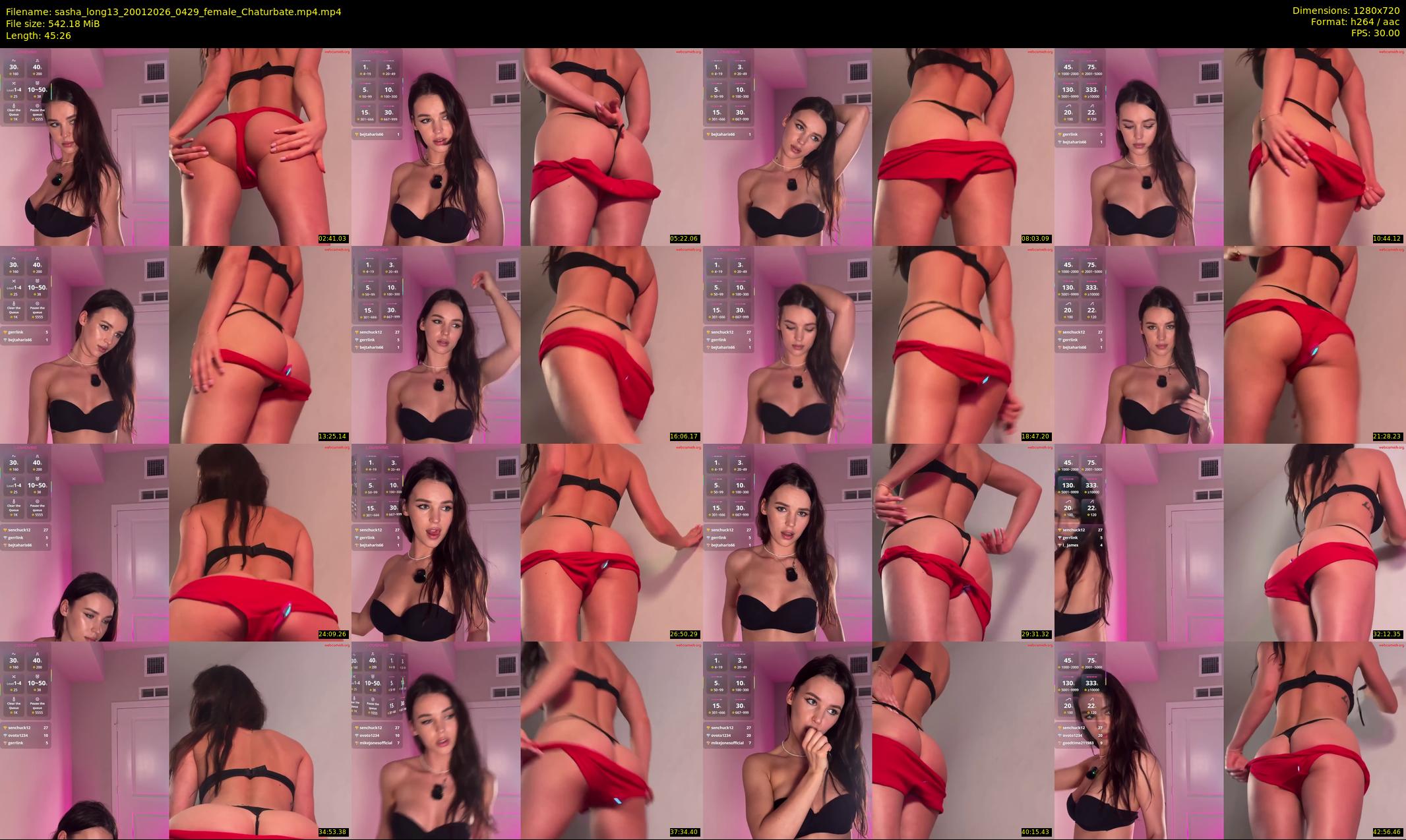 sasha_long13 — 46 minute Chaturbate female cam show recording, 720p, Jan 20, 2026