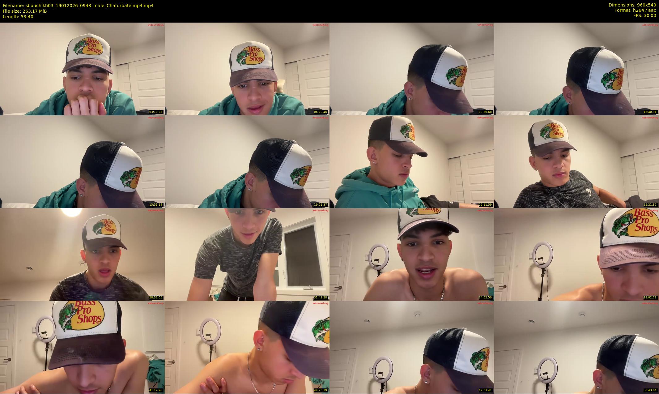 sbouchikh03 — 54 minute Chaturbate male cam show recording, 480p, Jan 19, 2026
