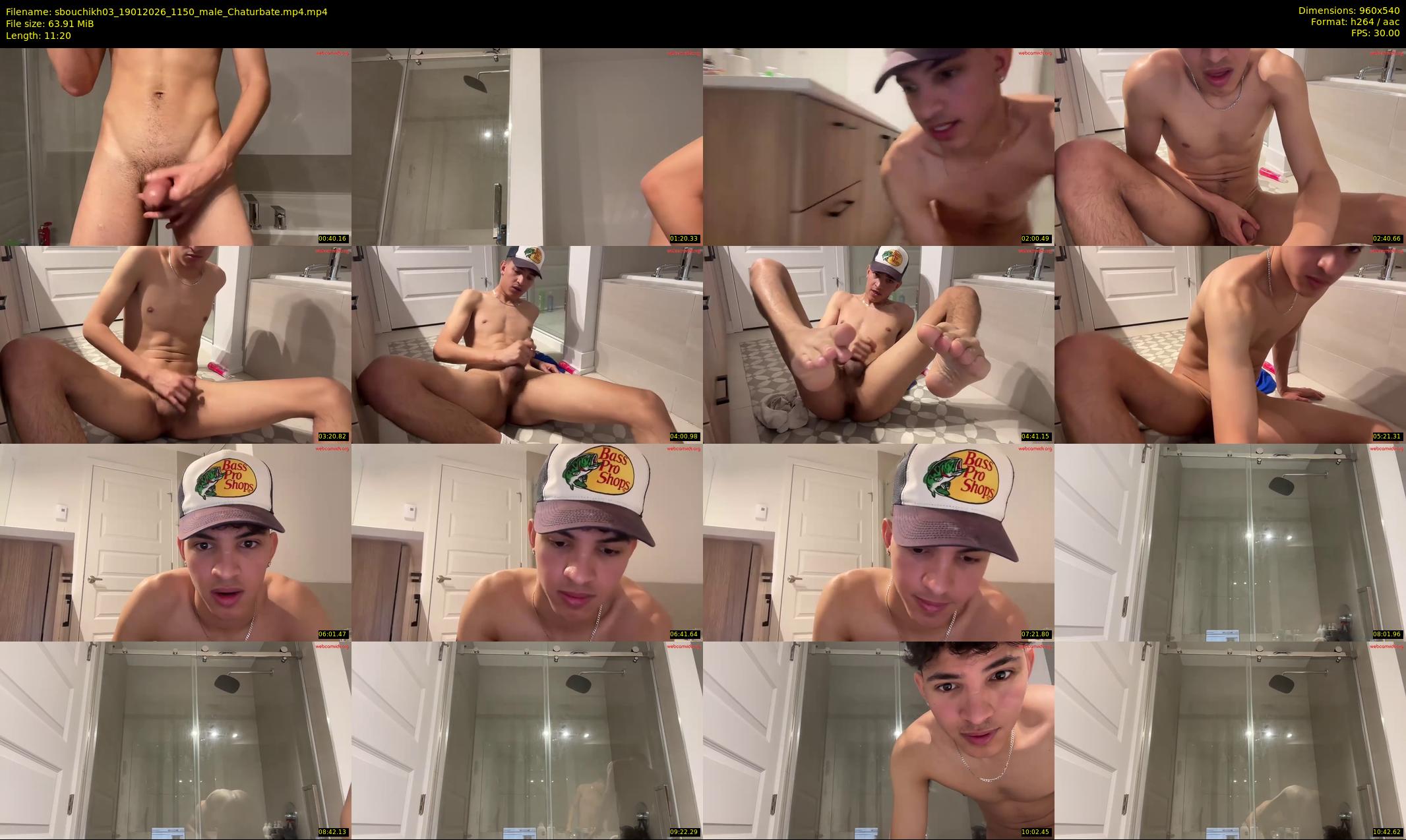 sbouchikh03 — 12 minute Chaturbate male cam show recording, 480p, Jan 19, 2026