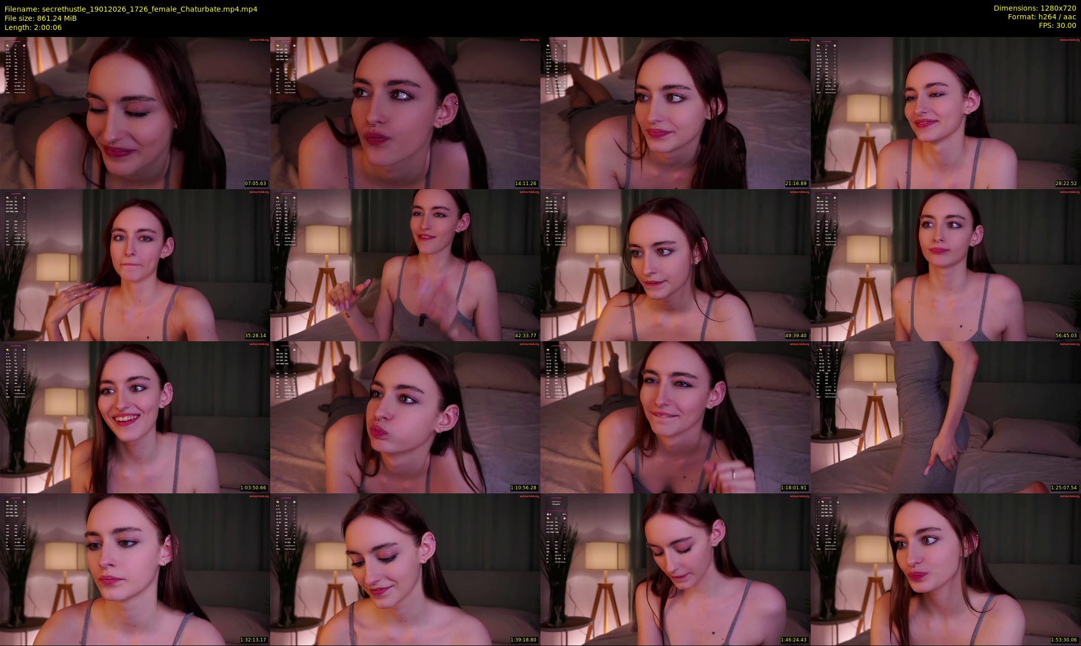 secrethustle — 121 minute Chaturbate female cam show recording, 720p, Jan 19, 2026