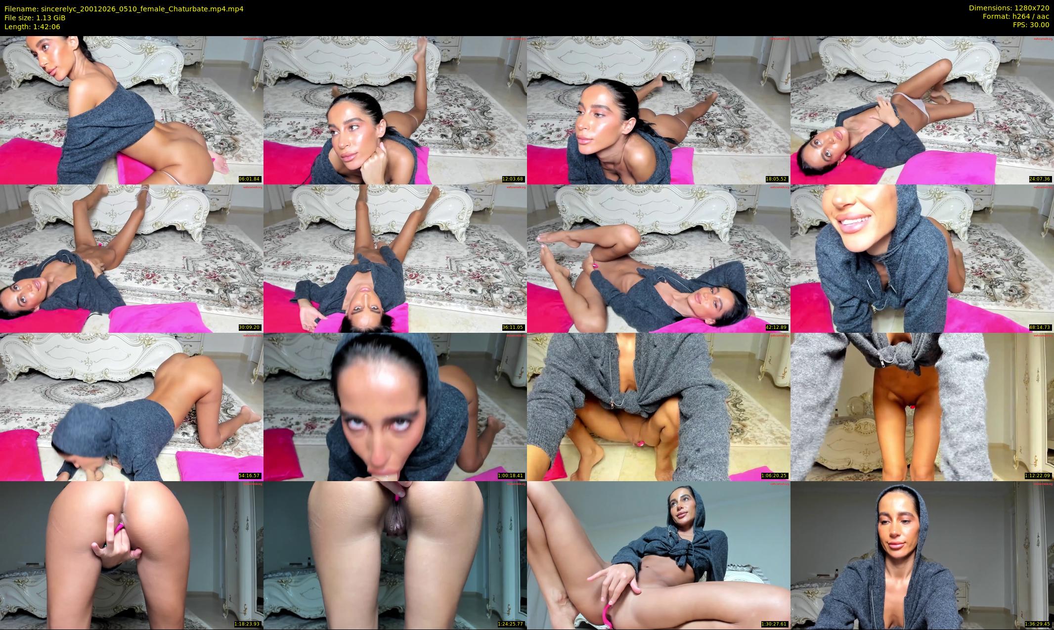 sincerelyc — 103 minute Chaturbate female cam show recording, 720p, Jan 20, 2026