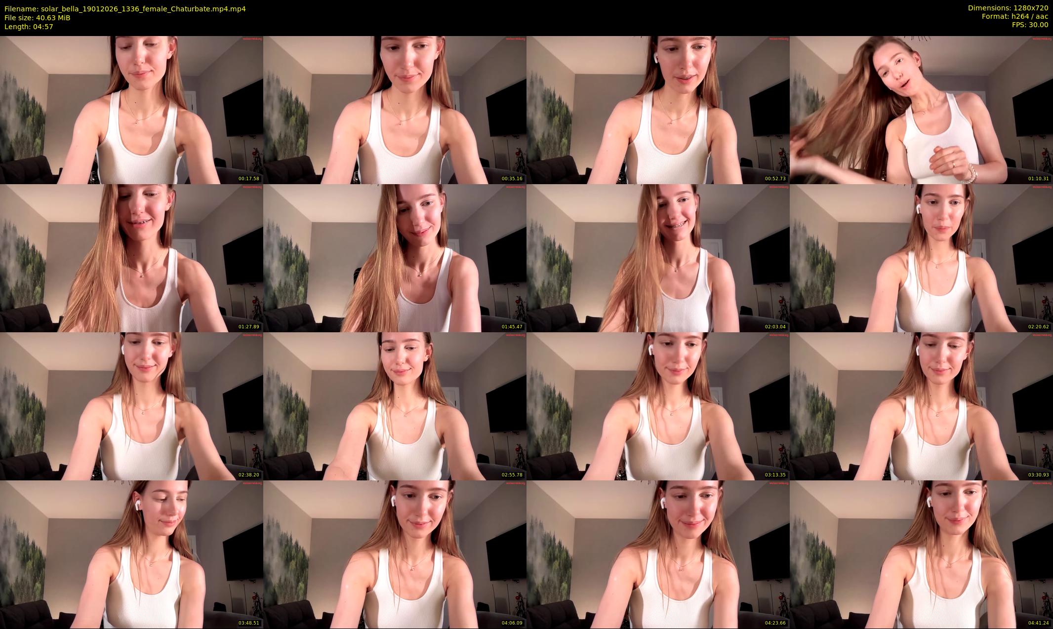 solar_bella — 5 minute Chaturbate female cam show recording, 720p, Jan 19, 2026