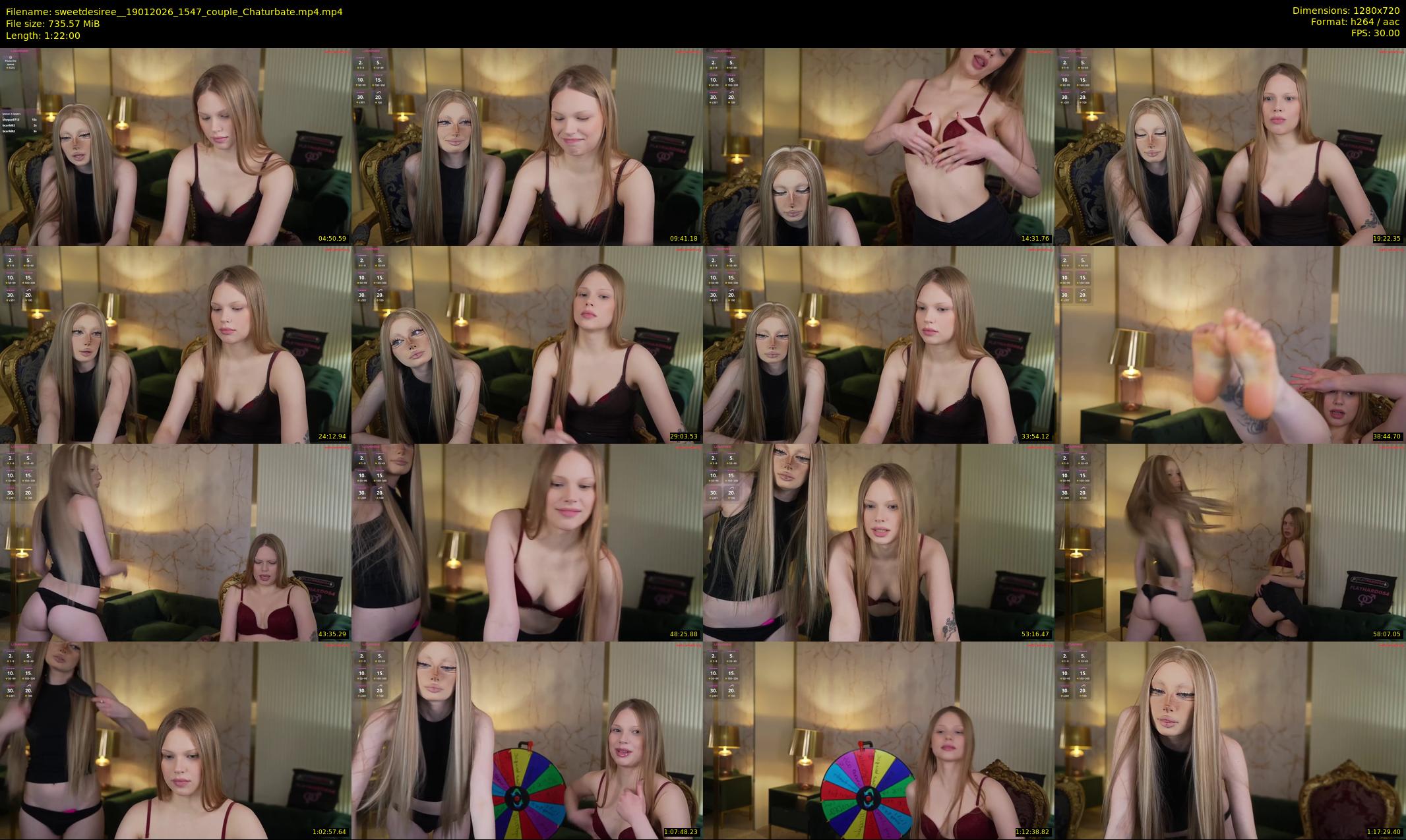 sweetdesiree_ — 82 minute Chaturbate couple cam show recording, 720p, Jan 19, 2026