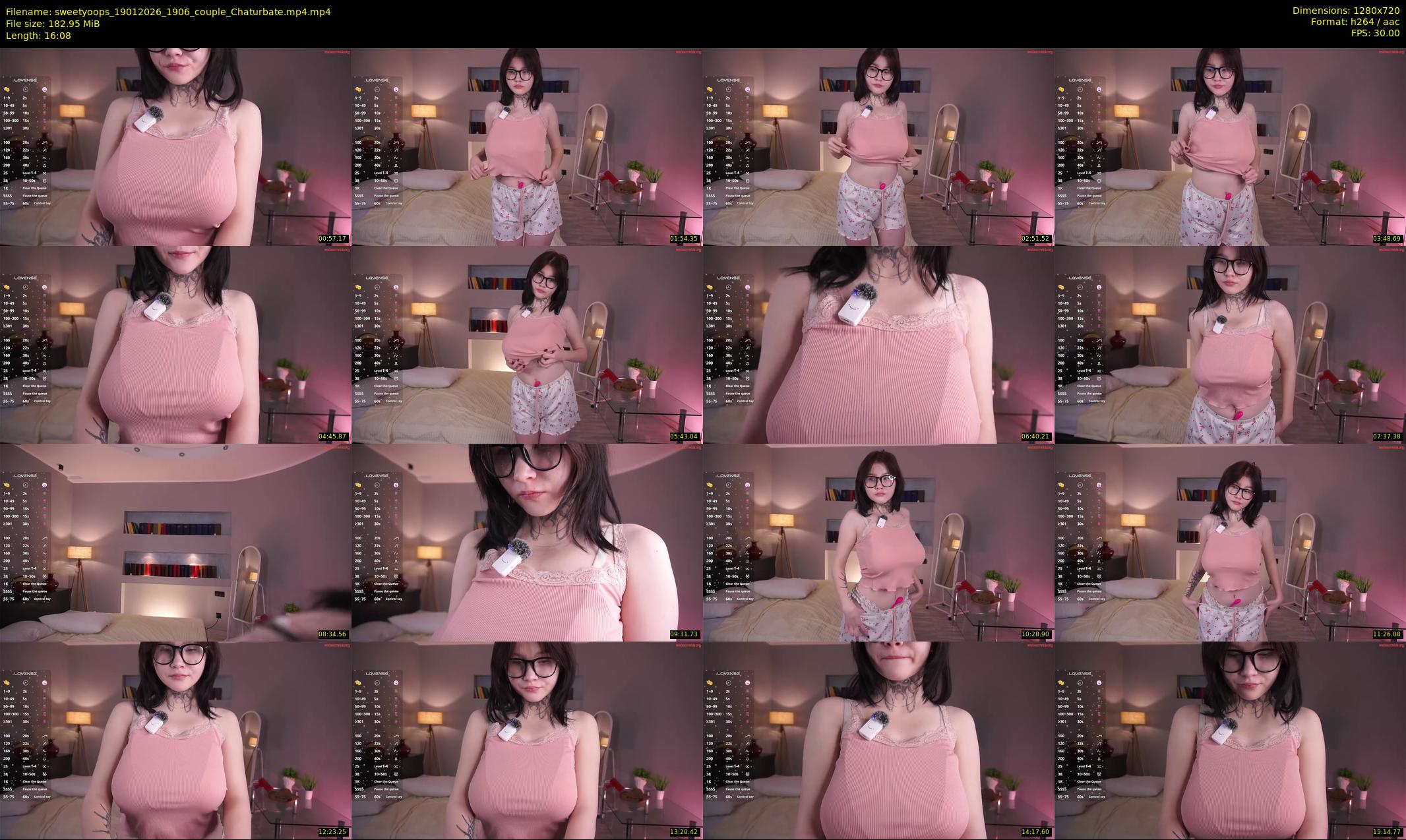 sweetyoops — 17 minute Chaturbate female cam show recording, 720p, Jan 19, 2026