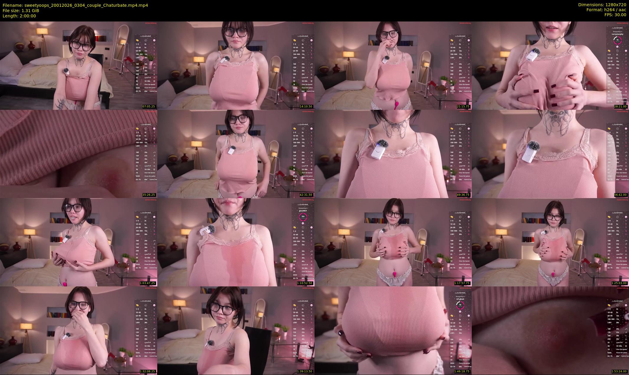 sweetyoops — 120 minute Chaturbate female cam show recording, 720p, Jan 20, 2026