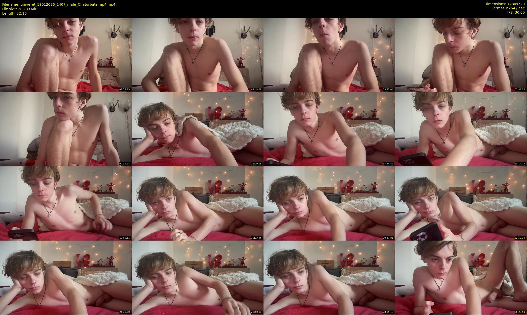 timveret — 33 minute Chaturbate male cam show recording, 720p, Jan 19, 2026