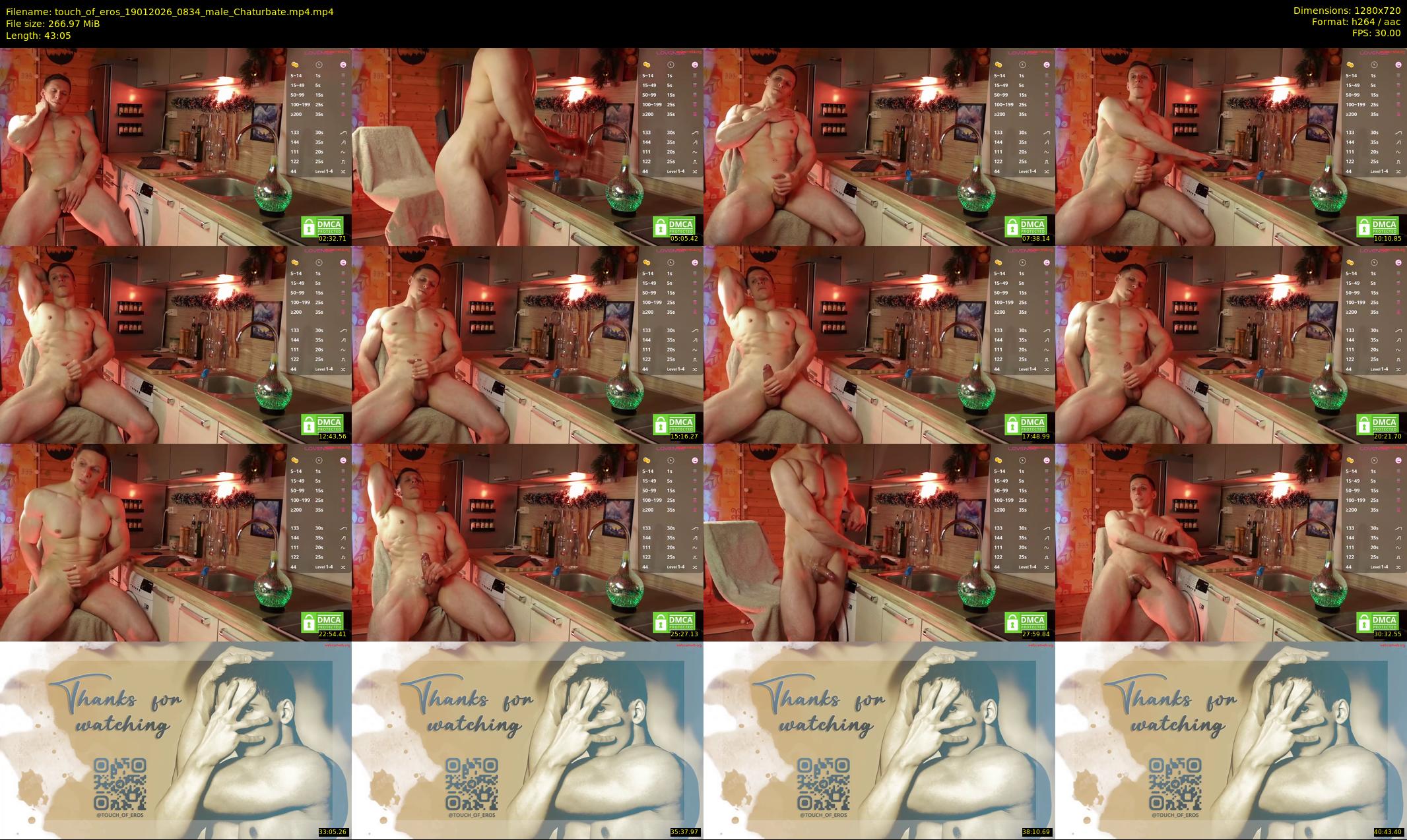 touch_of_eros — 44 minute Chaturbate male cam show recording, 720p, Jan 19, 2026