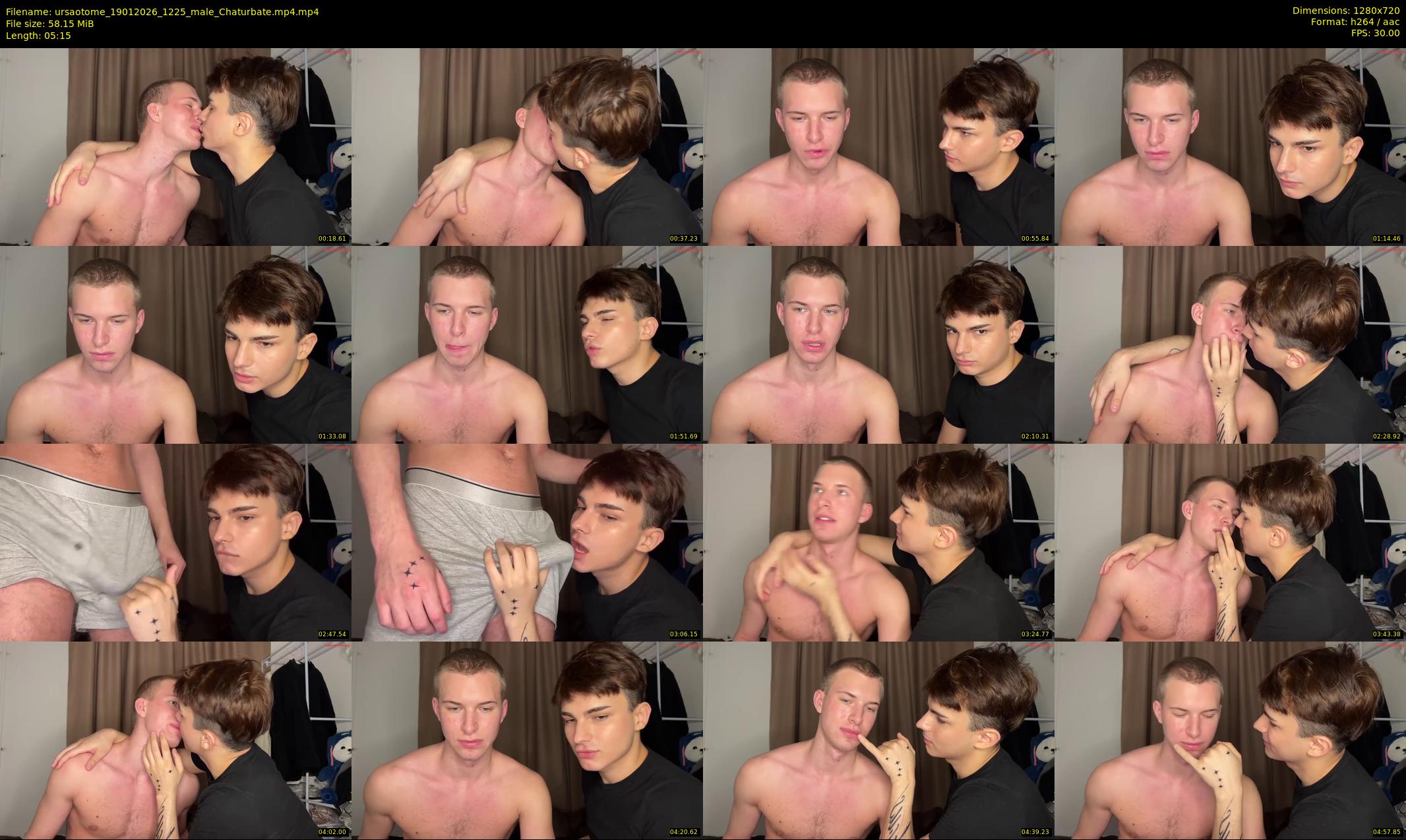 ursaotome — 6 minute Chaturbate male cam show recording, 720p, Jan 19, 2026