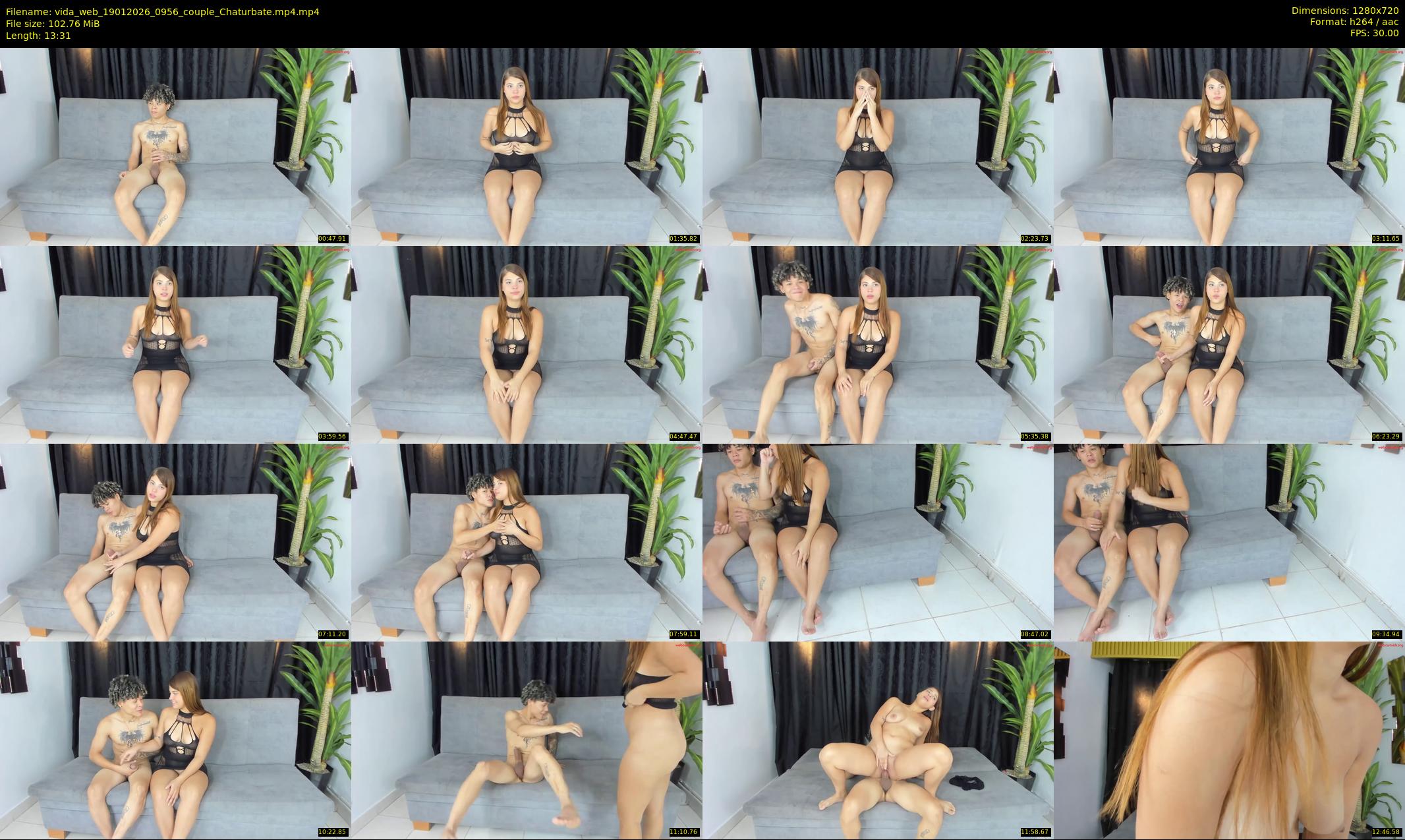 vida_web — 14 minute Chaturbate couple cam show recording, 720p, Jan 19, 2026