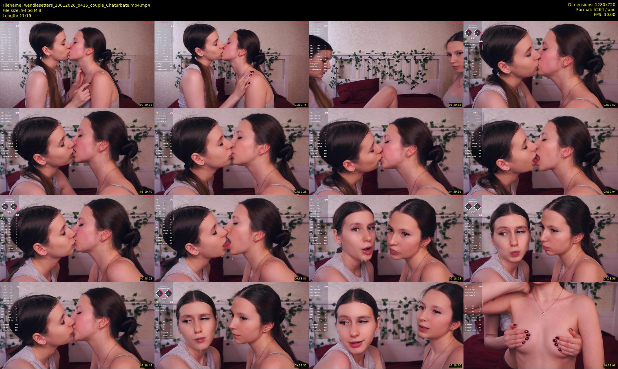 wendiesetters — 12 minute Chaturbate female cam show recording, 720p, Jan 20, 2026
