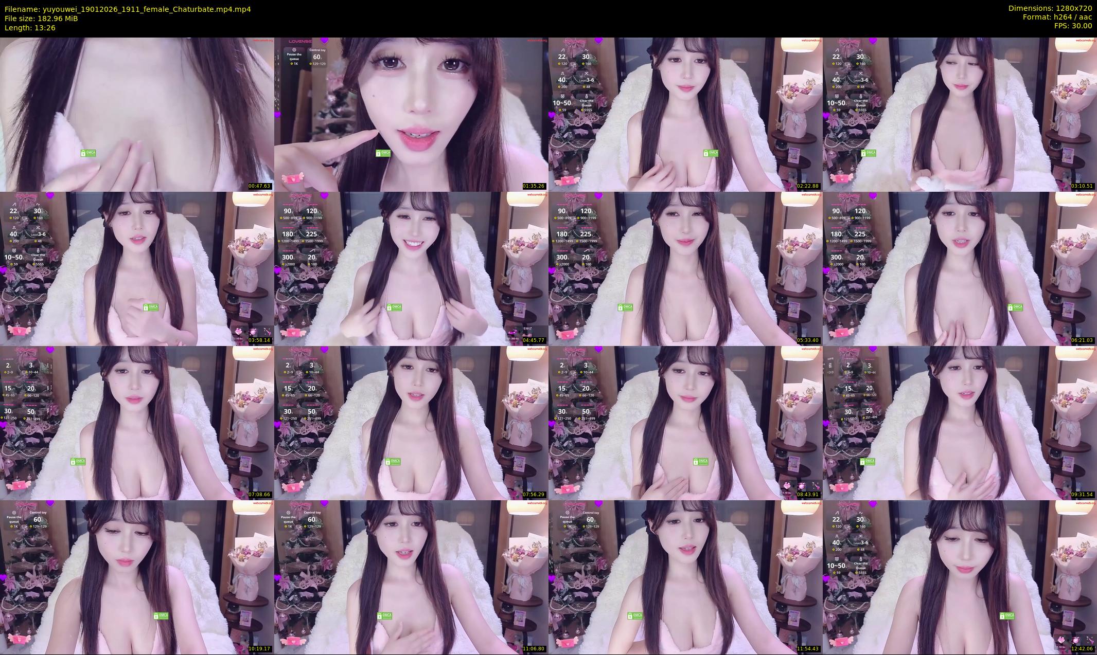 yuyouwei — 14 minute Chaturbate female cam show recording, 720p, Jan 19, 2026