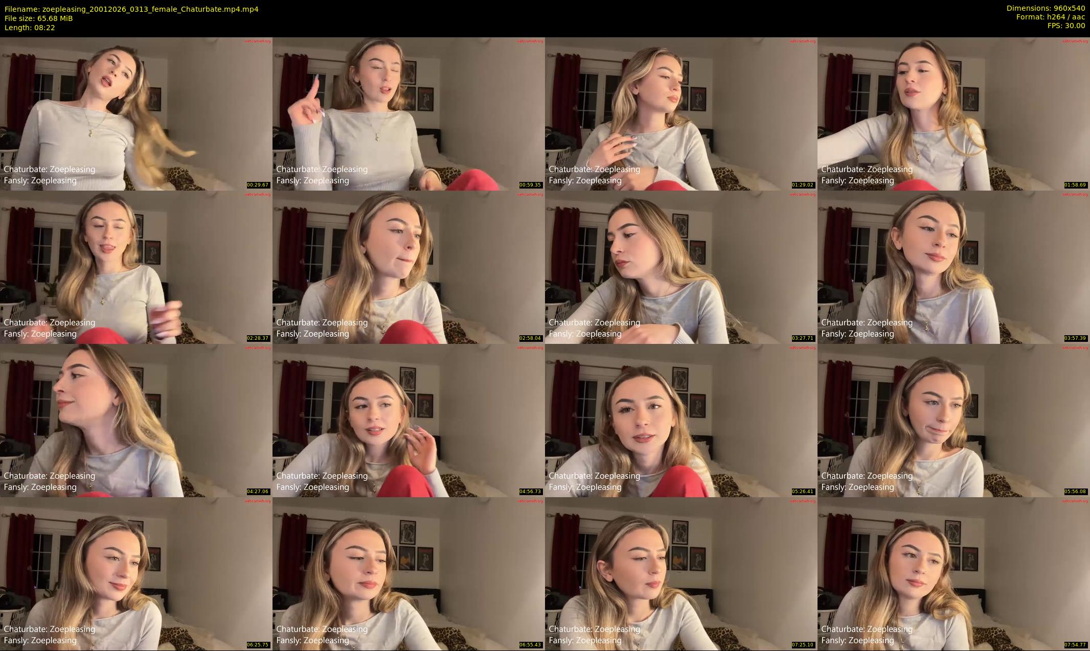 zoepleasing — 9 minute Chaturbate female cam show recording, 480p, Jan 20, 2026