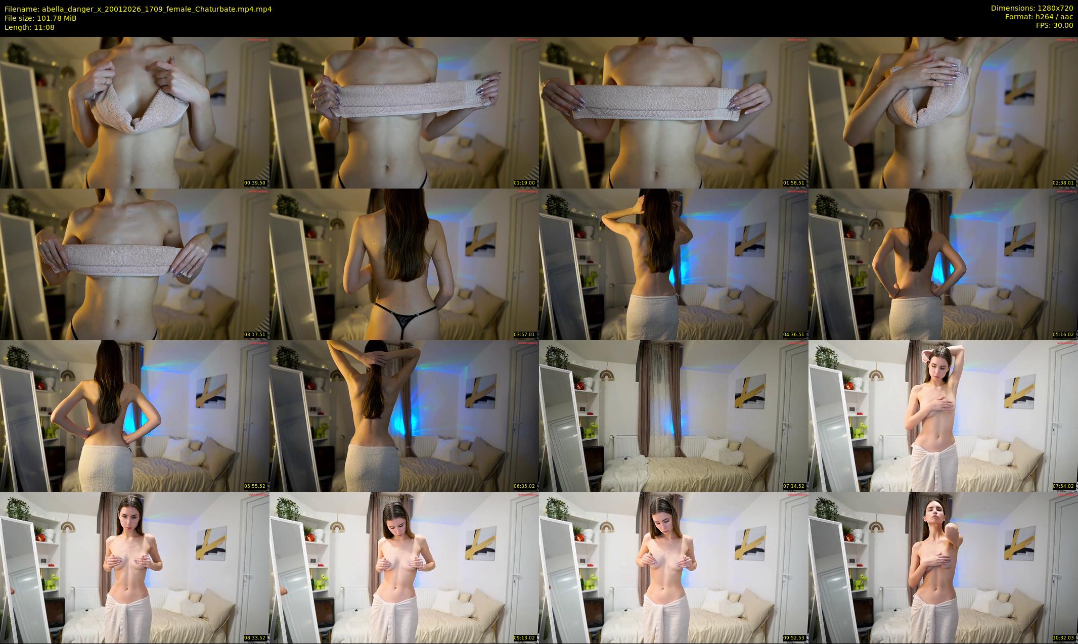 abella_danger_x — 12 minute Chaturbate female cam show recording, 720p, Jan 20, 2026