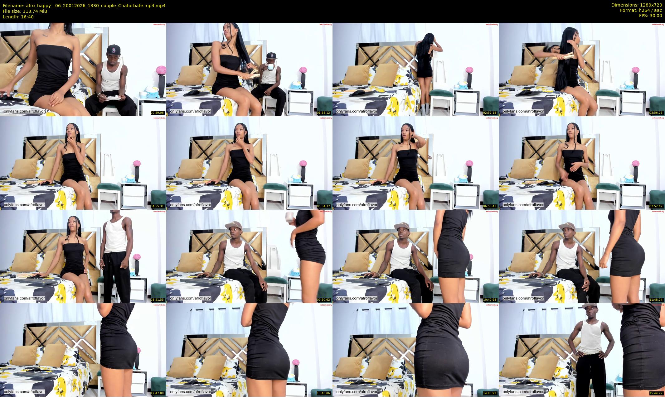 afro_happy__06 — 17 minute Chaturbate couple cam show recording, 720p, Jan 20, 2026