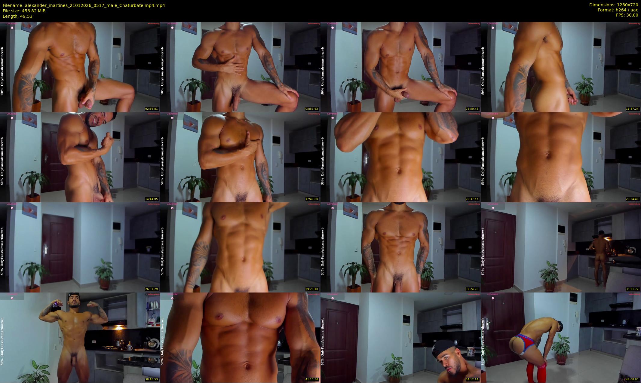 alexander_martines — 50 minute Chaturbate male cam show recording, 720p, Jan 21, 2026