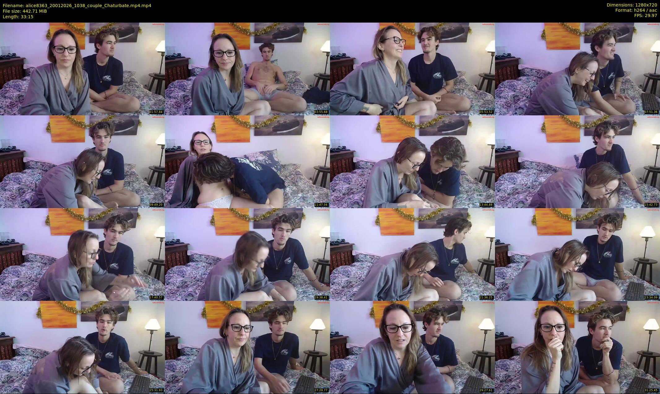alice8363 — 34 minute Chaturbate female cam show recording, 720p, Jan 20, 2026