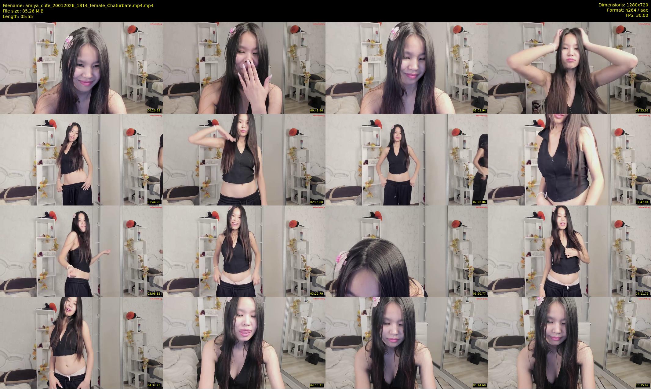 amiya_cute — 6 minute Chaturbate female cam show recording, 720p, Jan 20, 2026