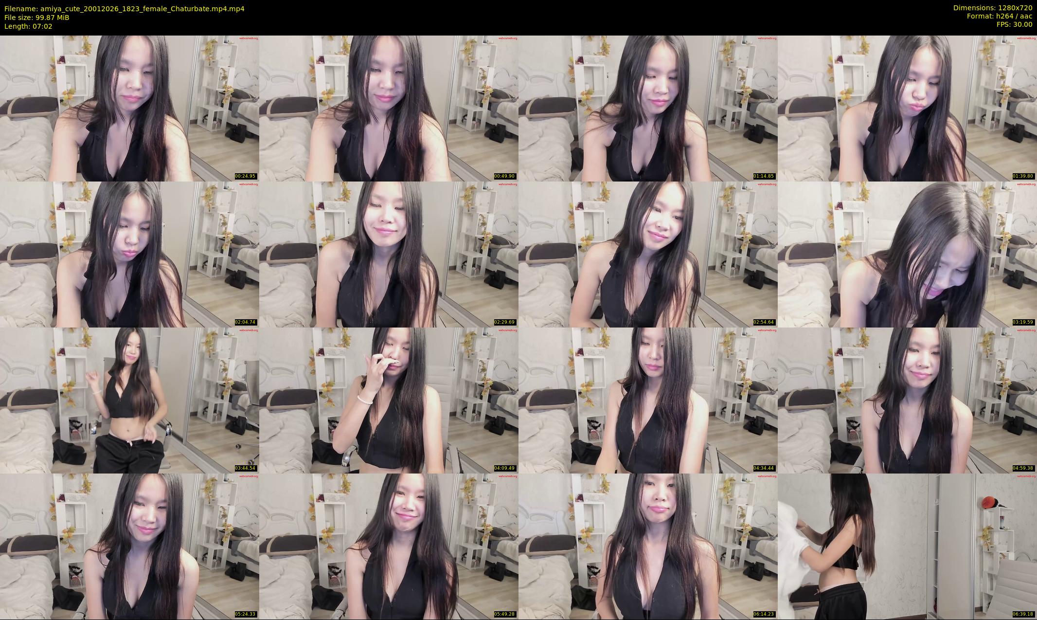 amiya_cute — 8 minute Chaturbate female cam show recording, 720p, Jan 20, 2026