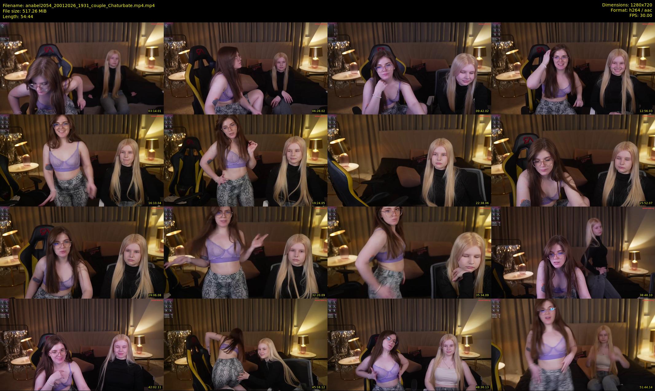 anabel2054 — 55 minute Chaturbate female cam show recording, 720p, Jan 20, 2026