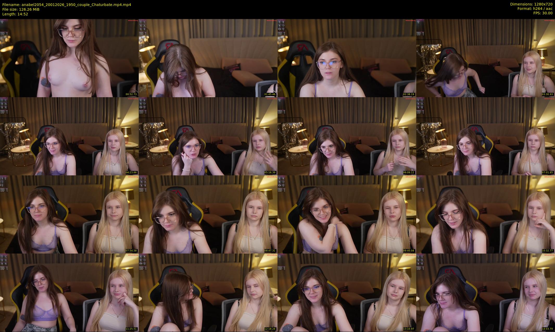 anabel2054 — 15 minute Chaturbate female cam show recording, 720p, Jan 20, 2026