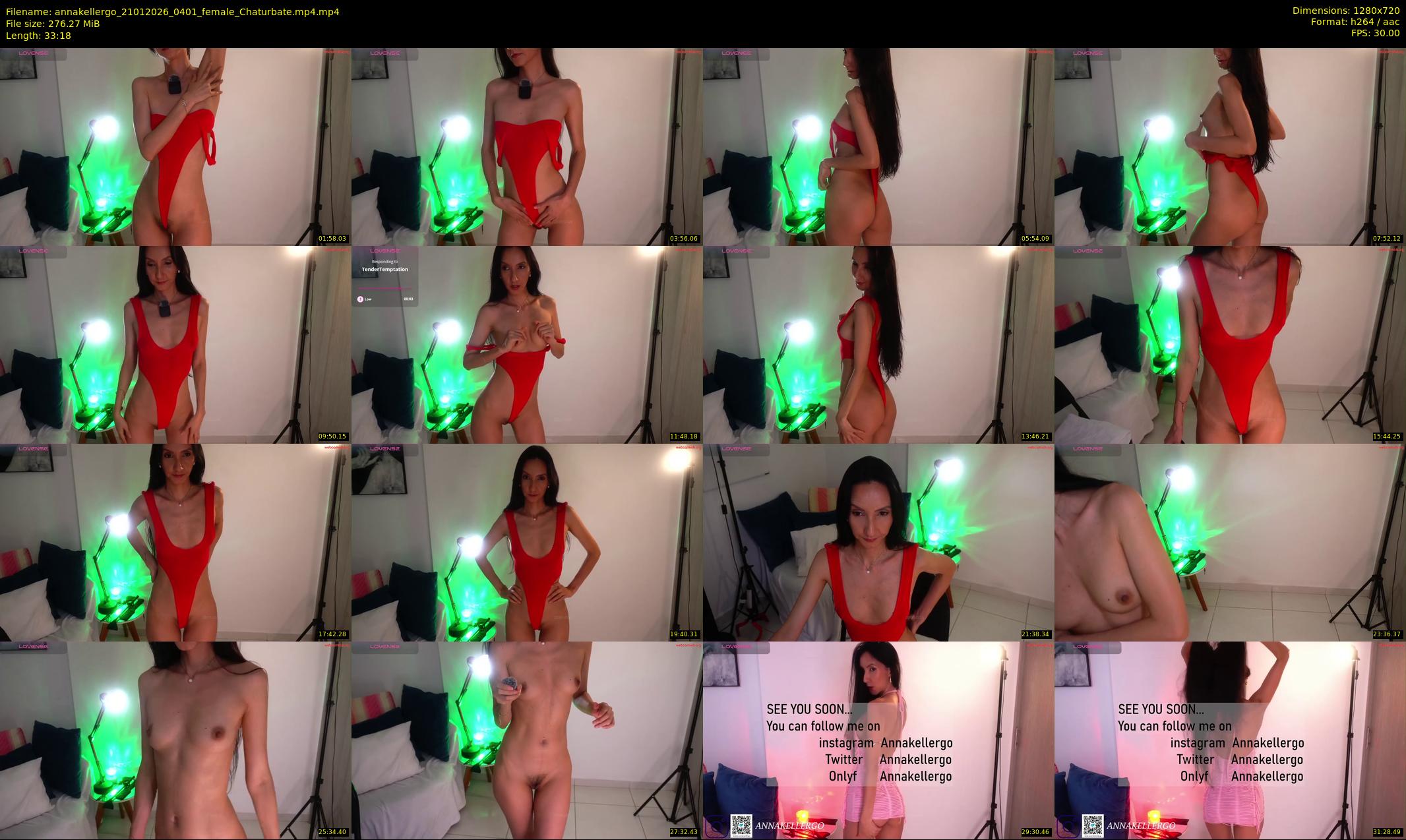 annakellergo — 34 minute Chaturbate female cam show recording, 720p, Jan 21, 2026