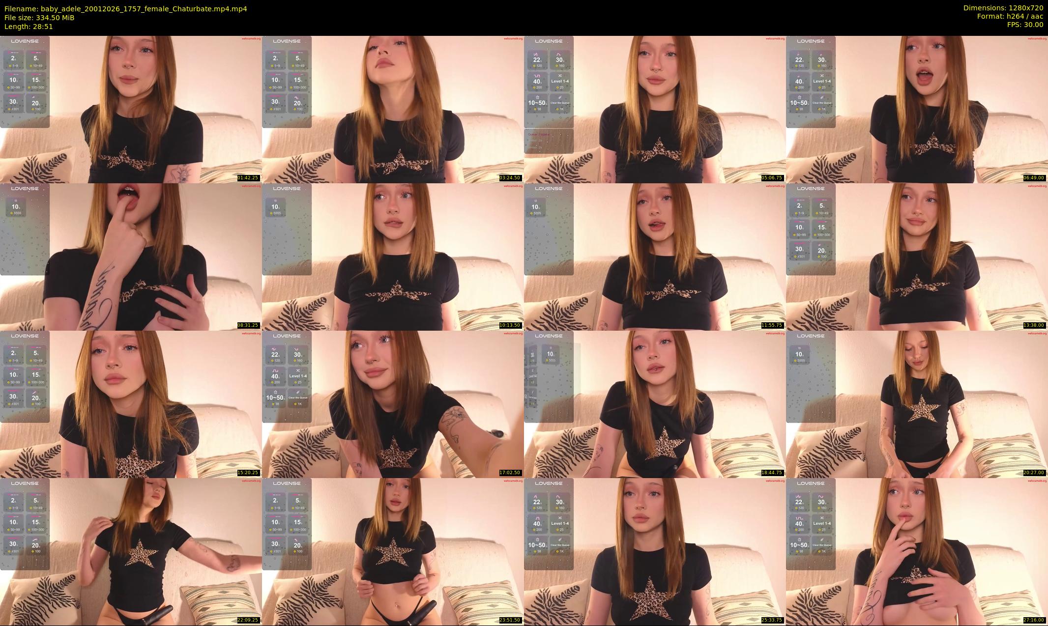 baby_adele — 29 minute Chaturbate female cam show recording, 720p, Jan 20, 2026
