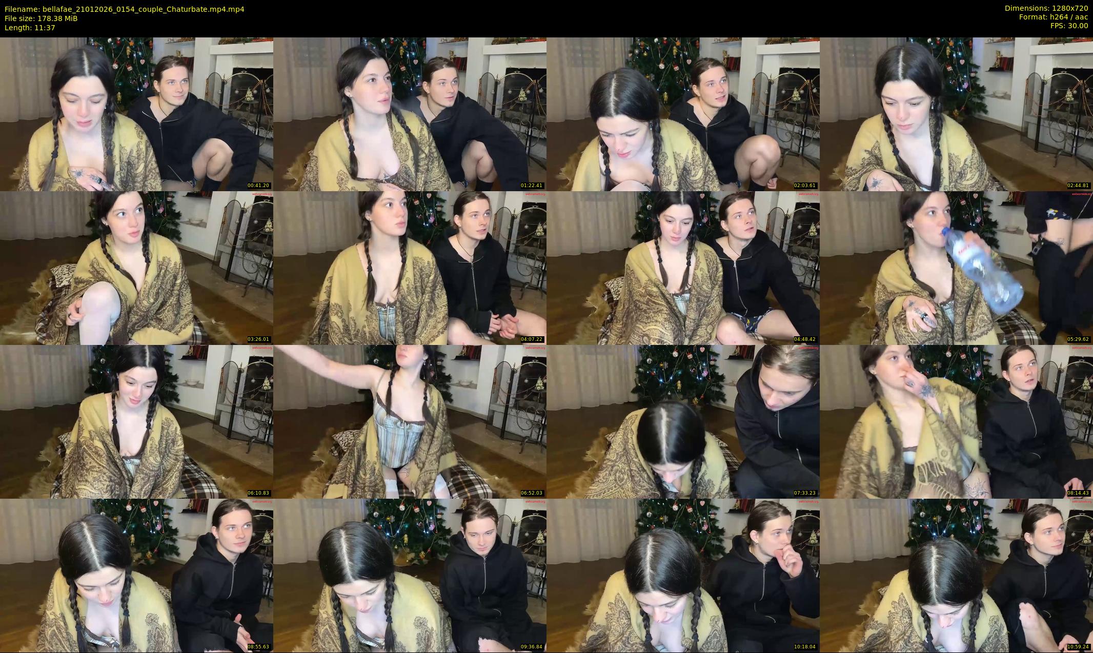 bellafae — 12 minute Chaturbate couple cam show recording, 720p, Jan 21, 2026