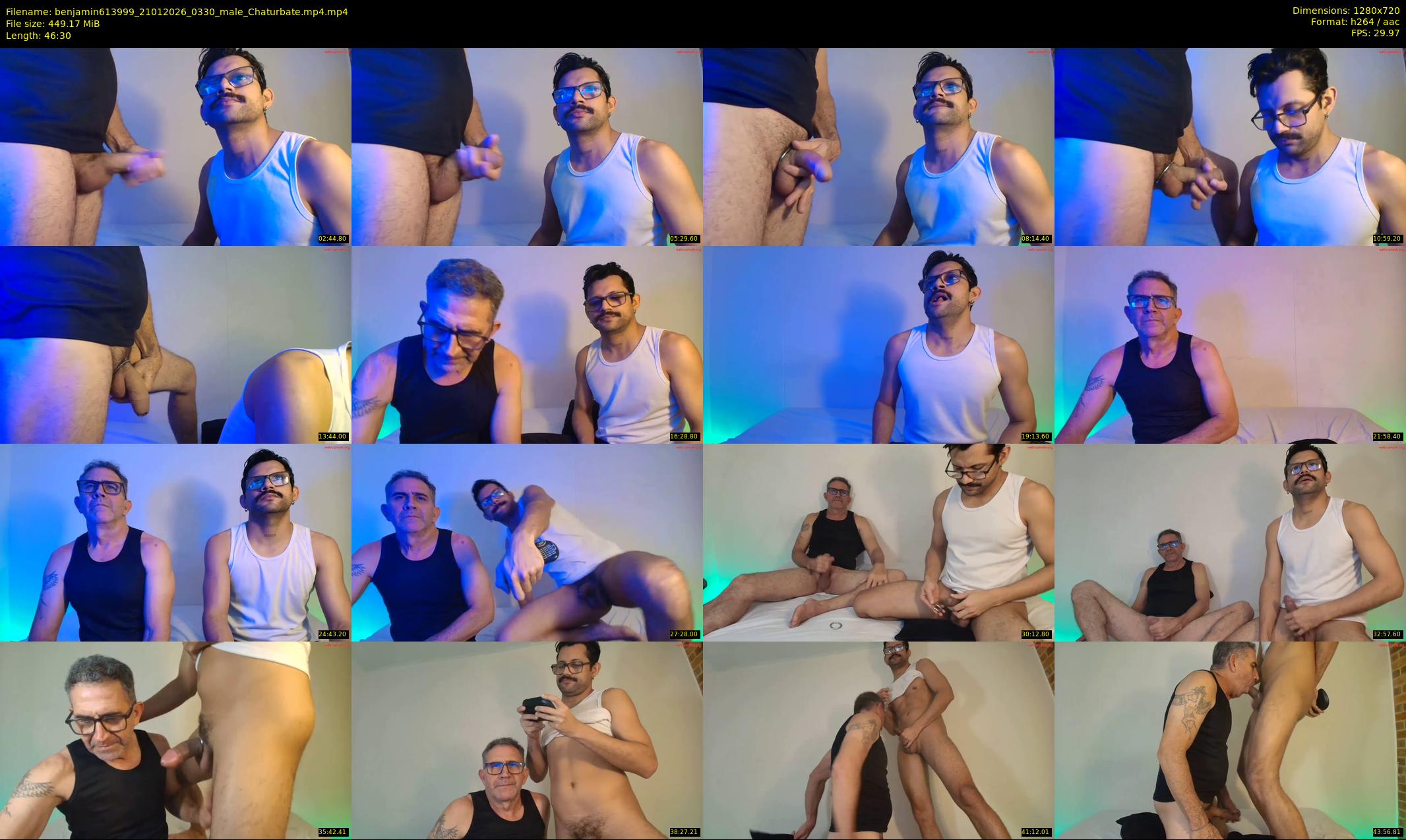 benjamin613999 — 47 minute Chaturbate male cam show recording, 720p, Jan 21, 2026