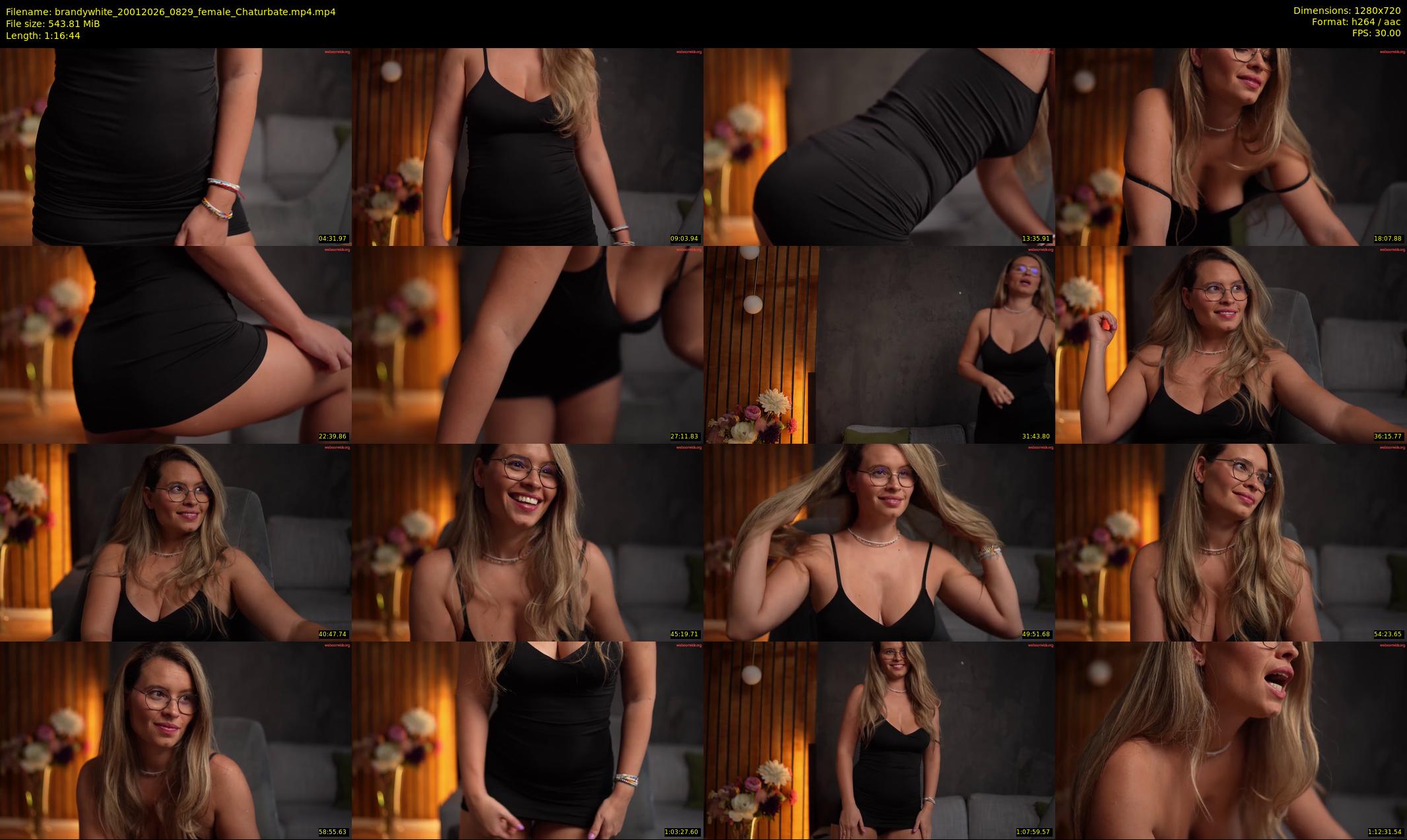 brandywhite — 77 minute Chaturbate female cam show recording, 720p, Jan 20, 2026
