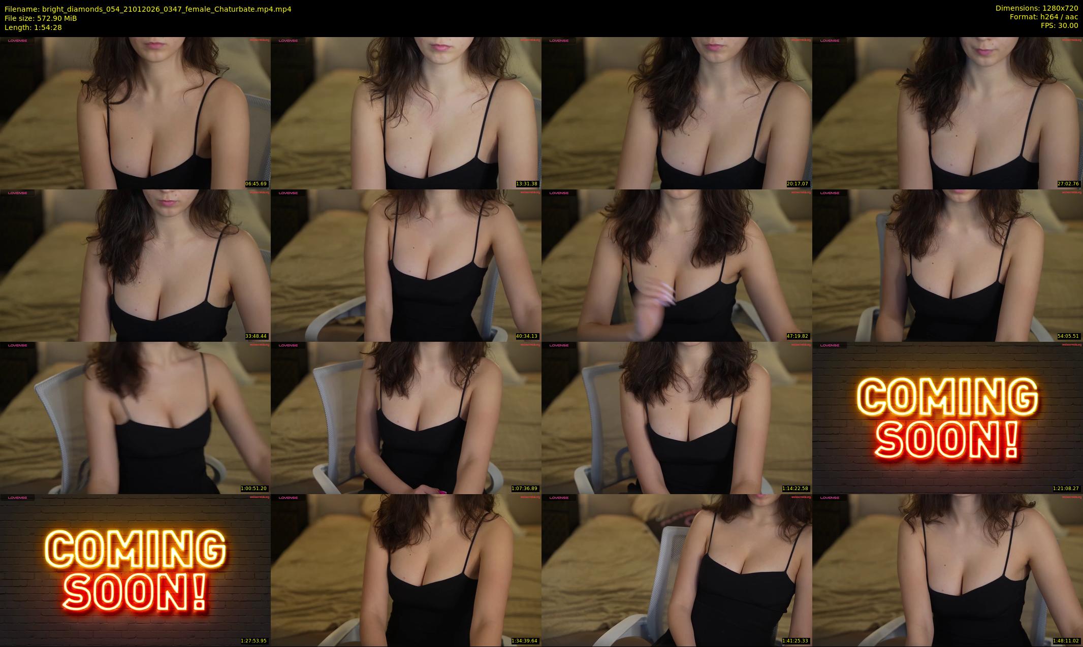 bright_diamonds_054 — 115 minute Chaturbate couple cam show recording, 720p, Jan 21, 2026