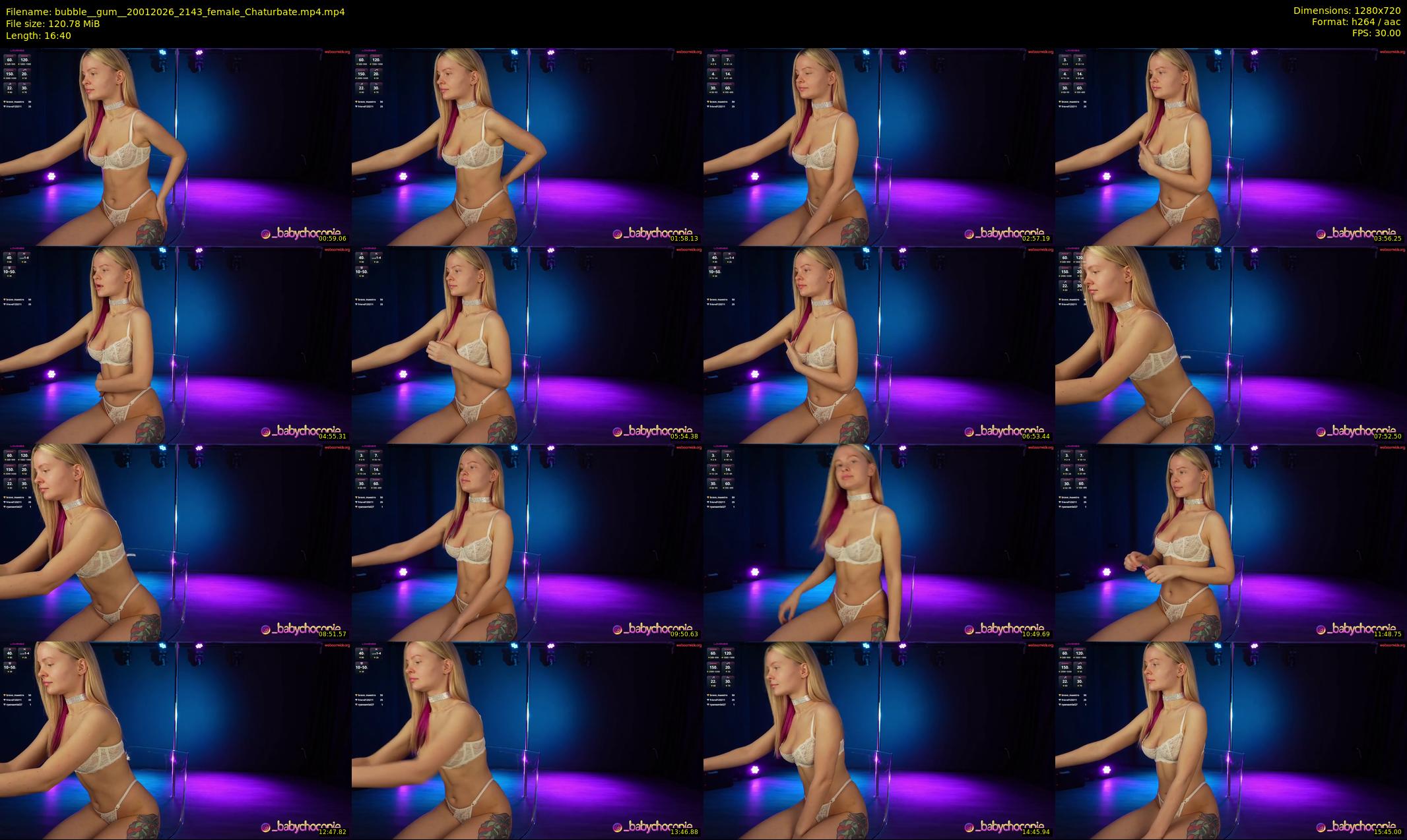 bubble__gum_ — 17 minute Chaturbate female cam show recording, 720p, Jan 20, 2026