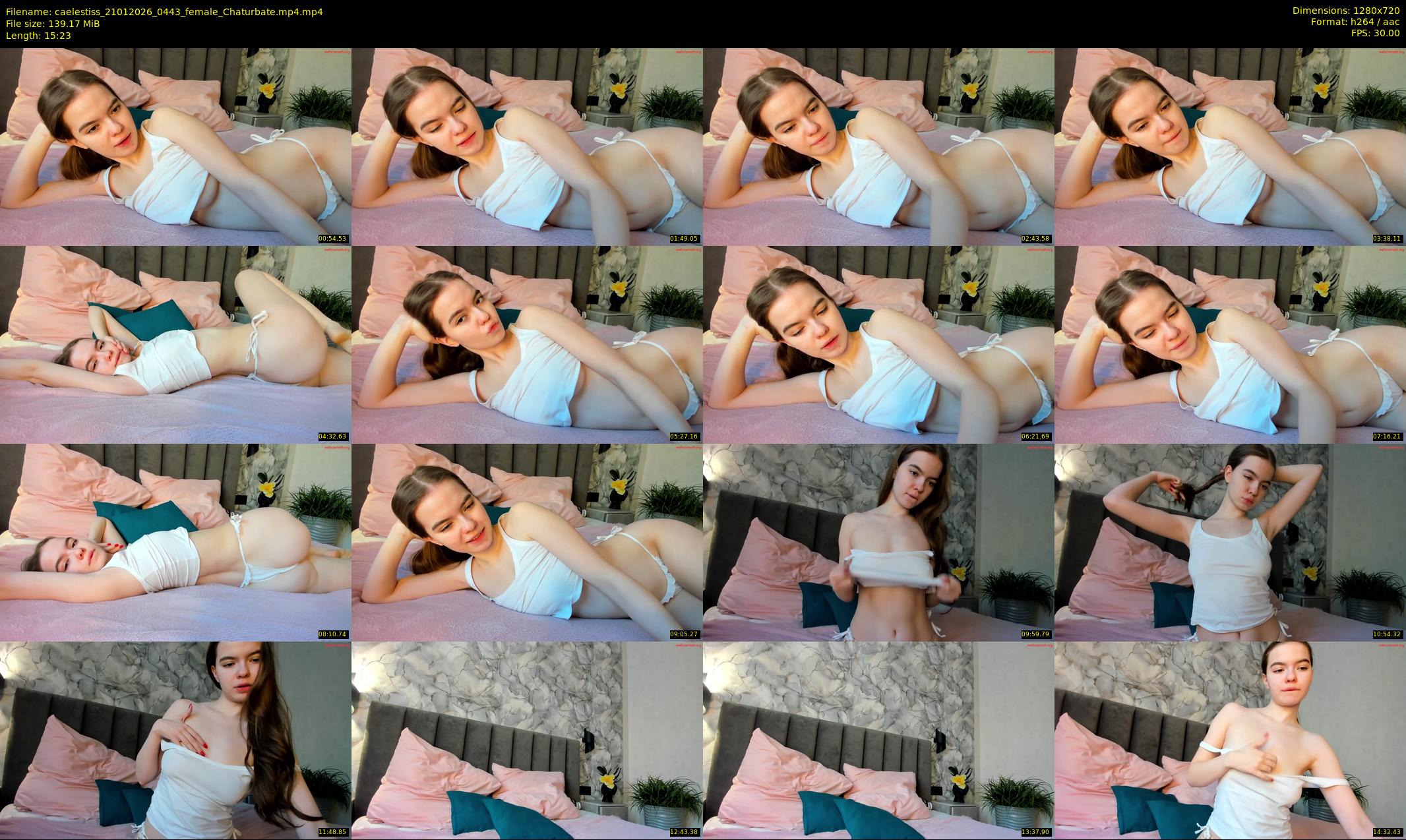 caelestiss — 16 minute Chaturbate female cam show recording, 720p, Jan 21, 2026