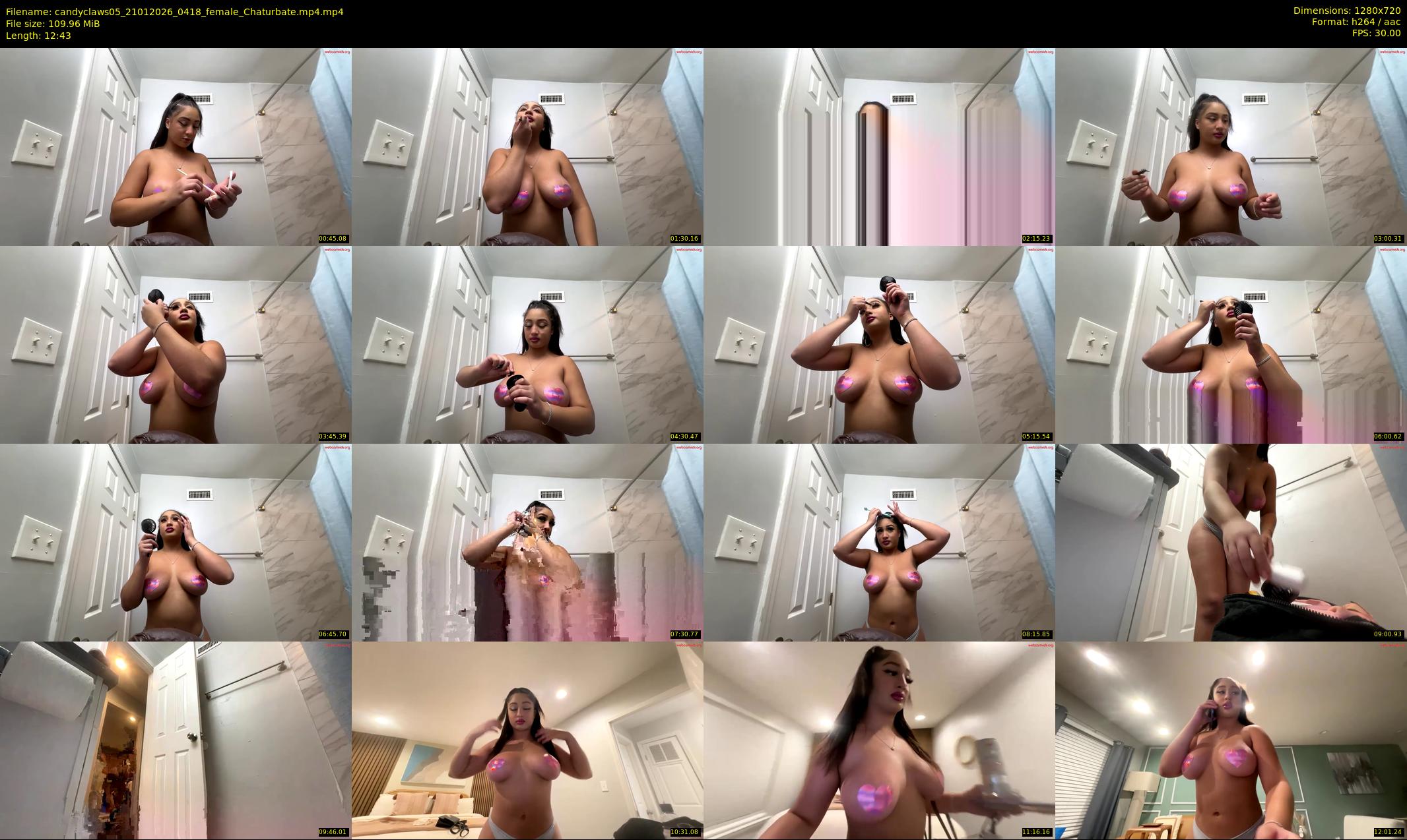 candyclaws05 — 13 minute Chaturbate female cam show recording, 720p, Jan 21, 2026