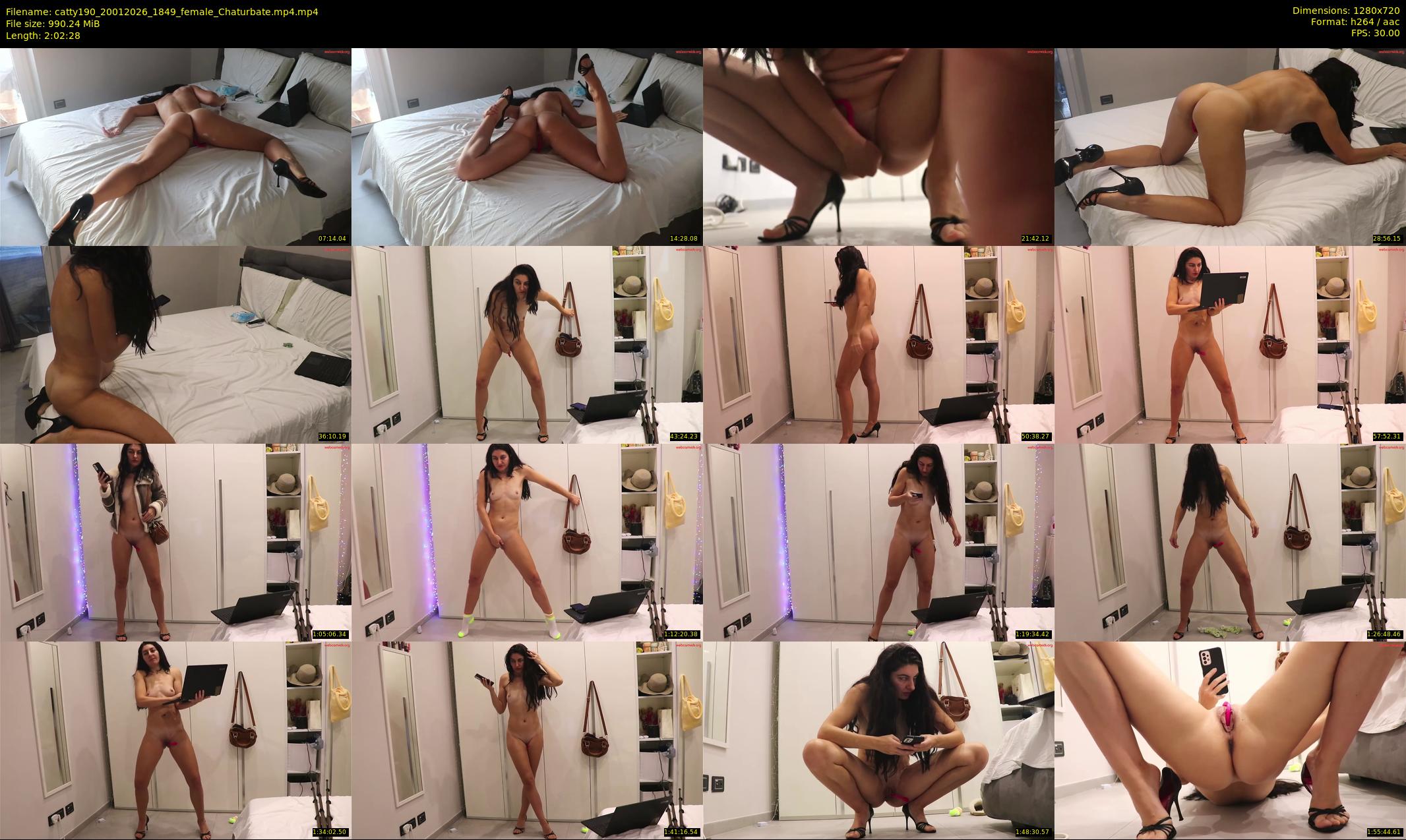 catty190 — 123 minute Chaturbate female cam show recording, 720p, Jan 20, 2026